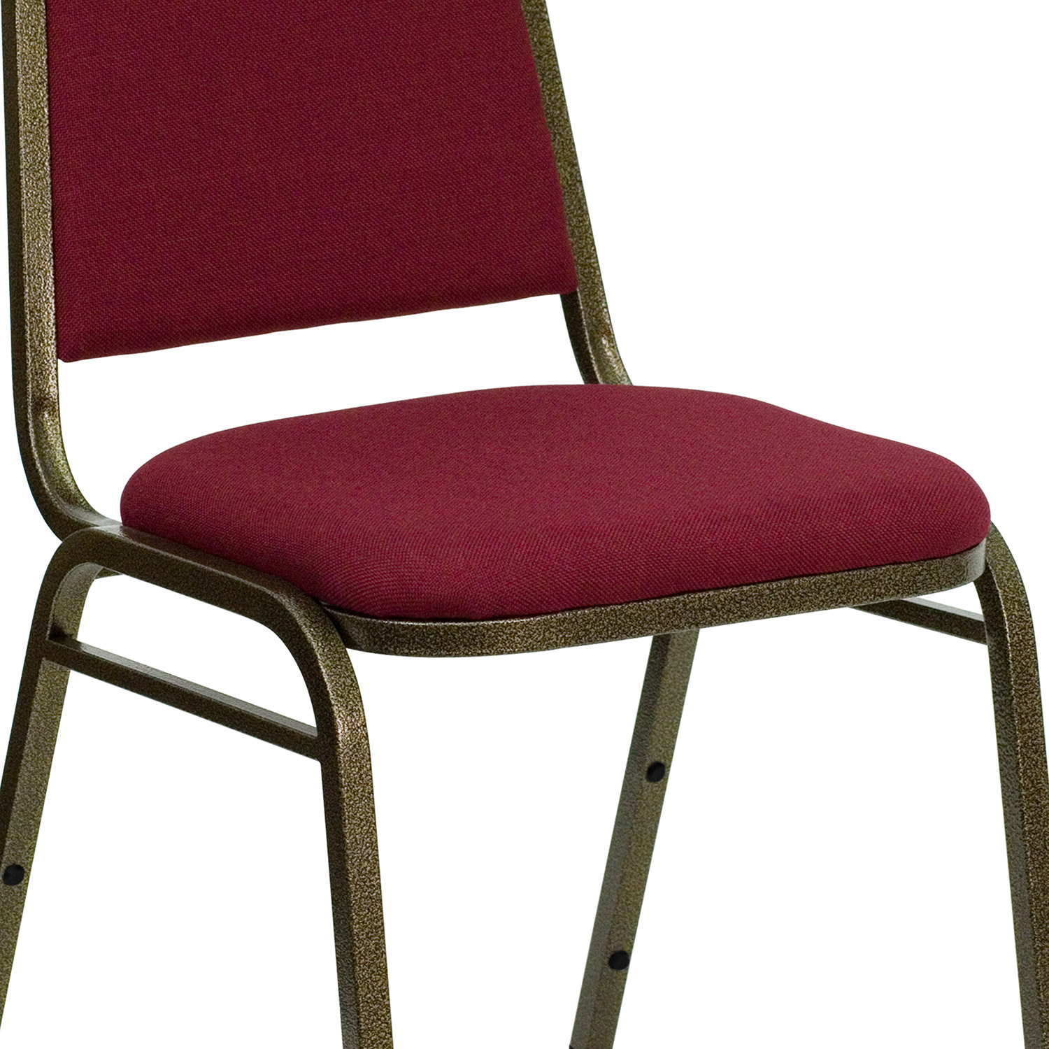 BLNK HERCULES Series Fabric Trapezoidal Back Stacking Banquet Chair - Red