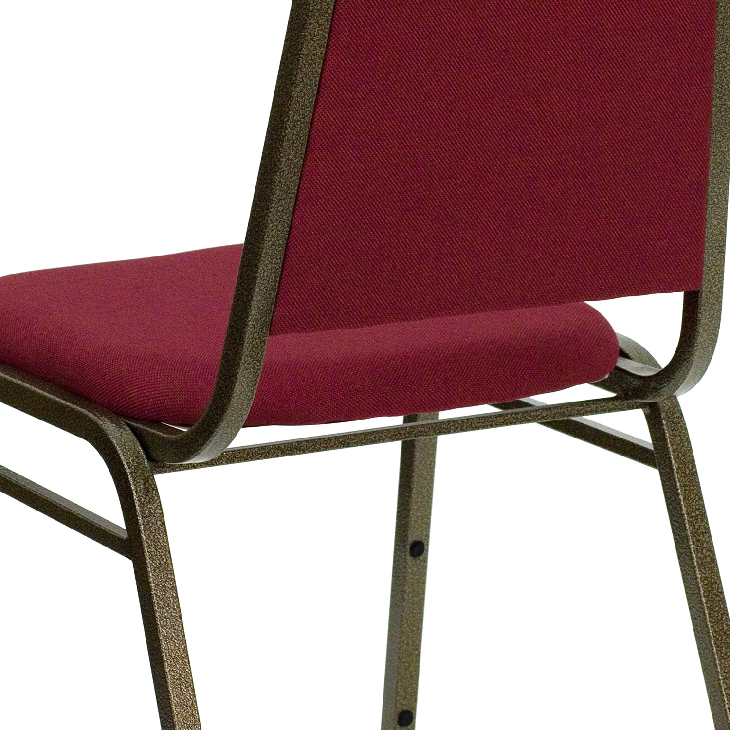 BLNK HERCULES Series Fabric Trapezoidal Back Stacking Banquet Chair - Red