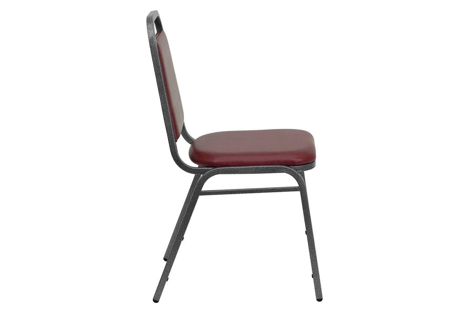 BLNK™ HERCULES Series Vinyl Trapezoidal Back Stacking Banquet Chair - Burgundy, 34"H