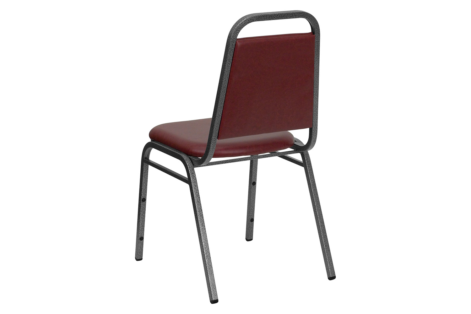 BLNK™ HERCULES Series Vinyl Trapezoidal Back Stacking Banquet Chair - Burgundy, 34"H