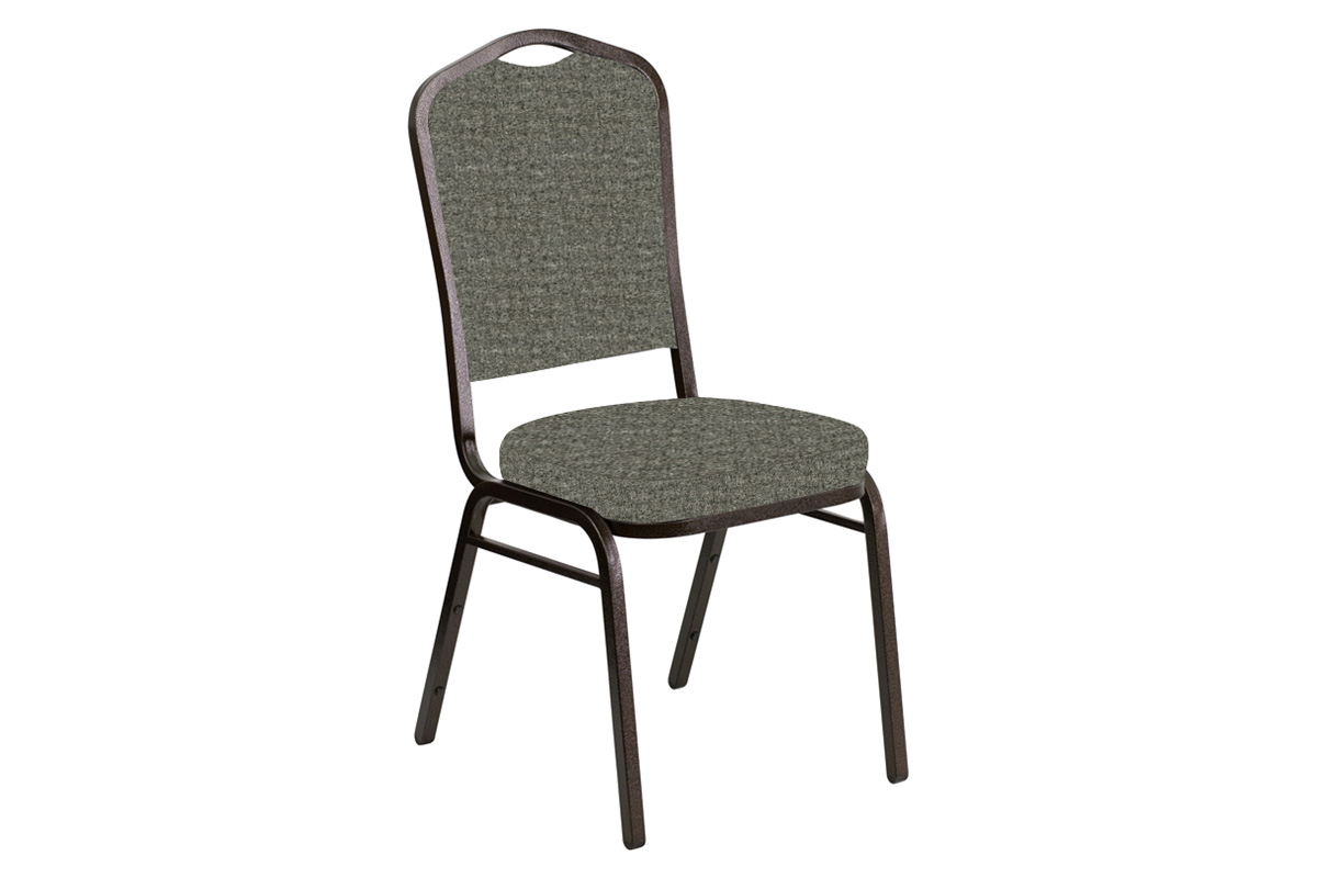 BLNK Crown Back Banquet Chair in Interweave with Gold Vein Frame