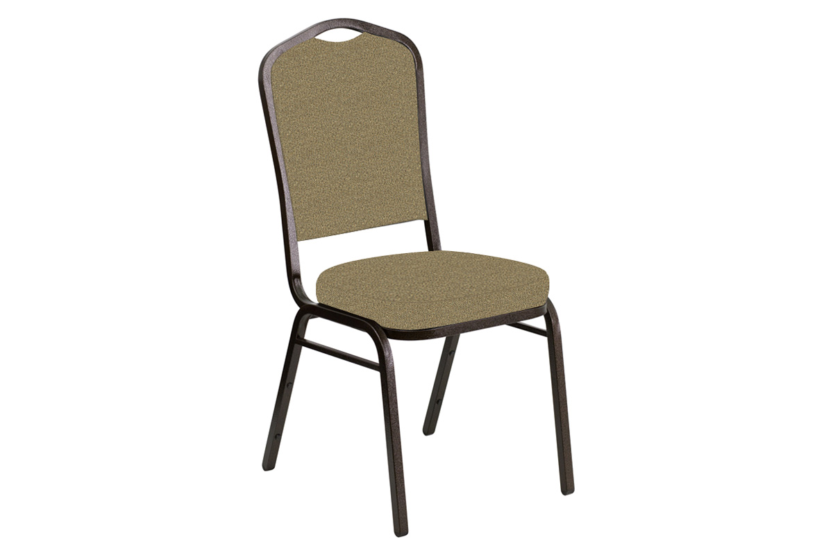 BLNK Crown Back Banquet Chair in Phoenix with Gold Vein Frame