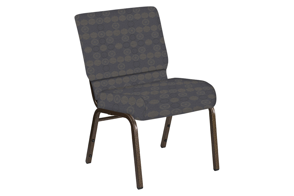 BLNK Church Chair in Galaxy with Gold Vein Frame