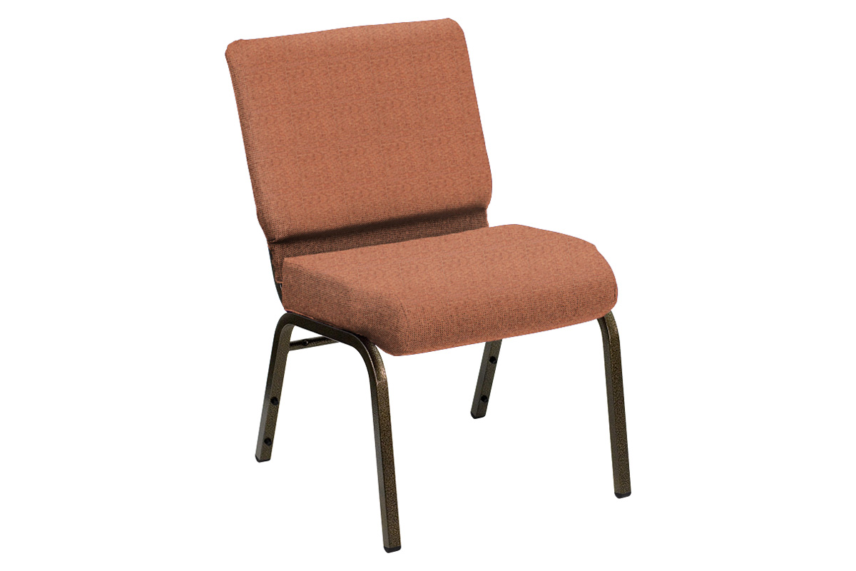 BLNK - HERCULES Series Church Chair in Shire with Gold Vein Frame