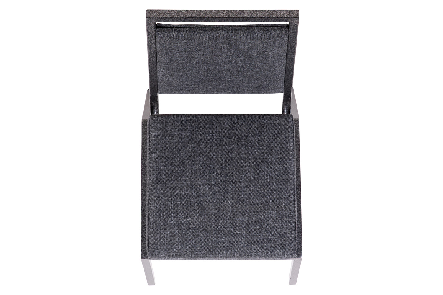 BLNK - HERCULES Series Fabric Square Back Stacking Banquet Chair with Silver Vein Frame