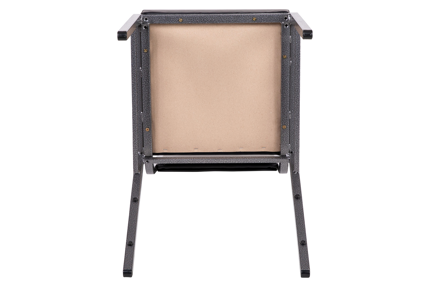 BLNK - HERCULES Series Fabric Square Back Stacking Banquet Chair with Silver Vein Frame