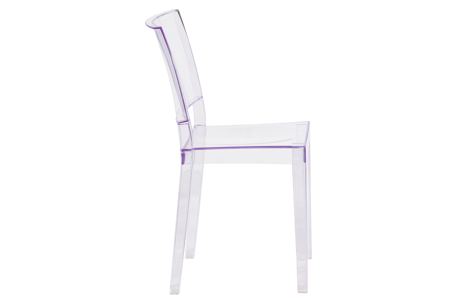 BLNK - Phantom Series Transparent Stacking Side Chair