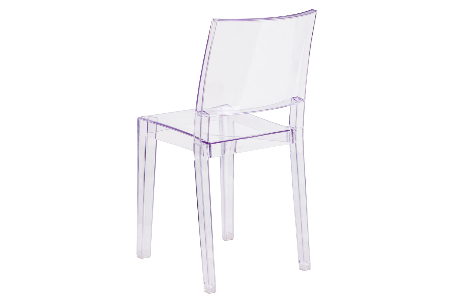 BLNK - Phantom Series Transparent Stacking Side Chair