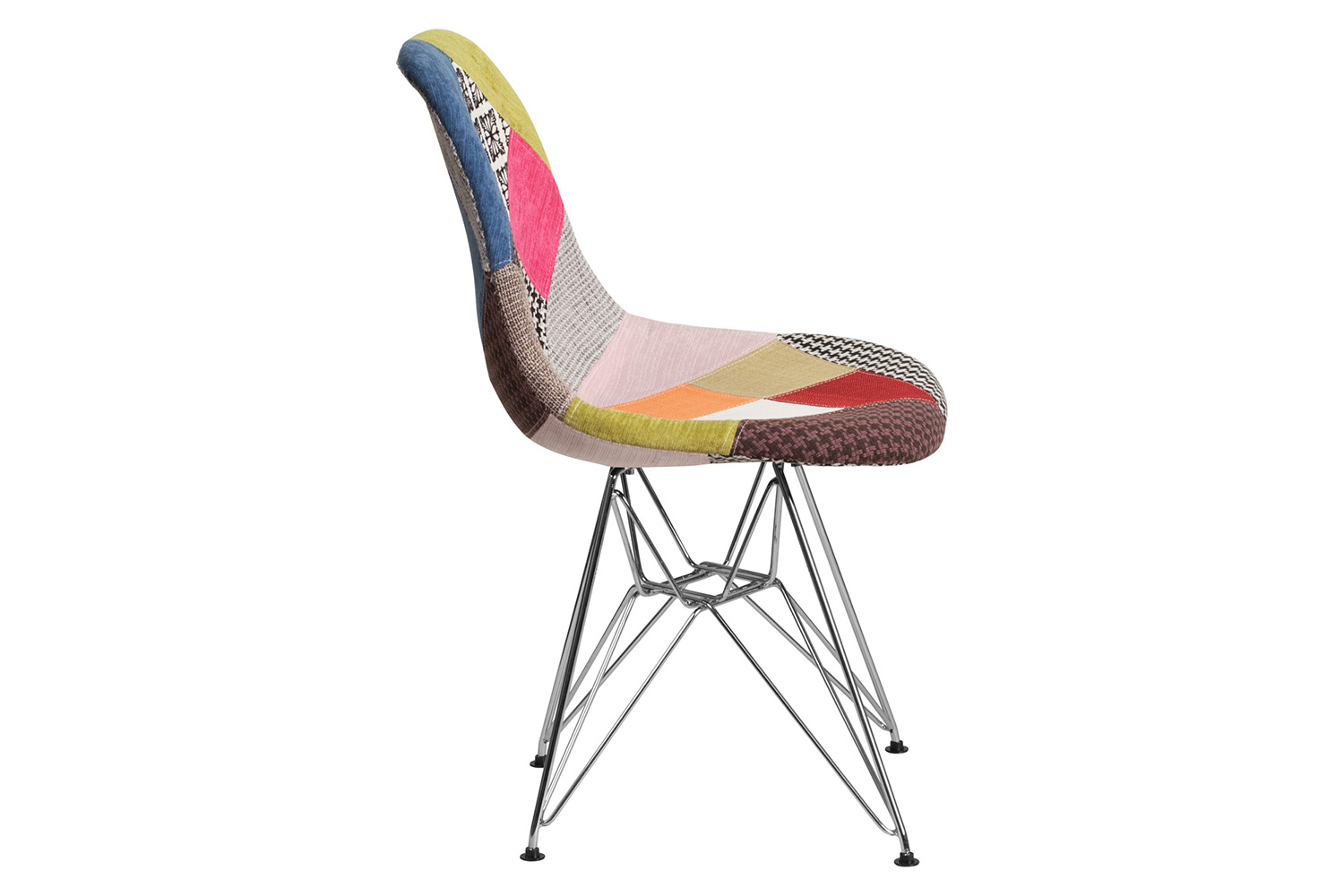 BLNK - Elon Series Fabric Chair with Chrome Base