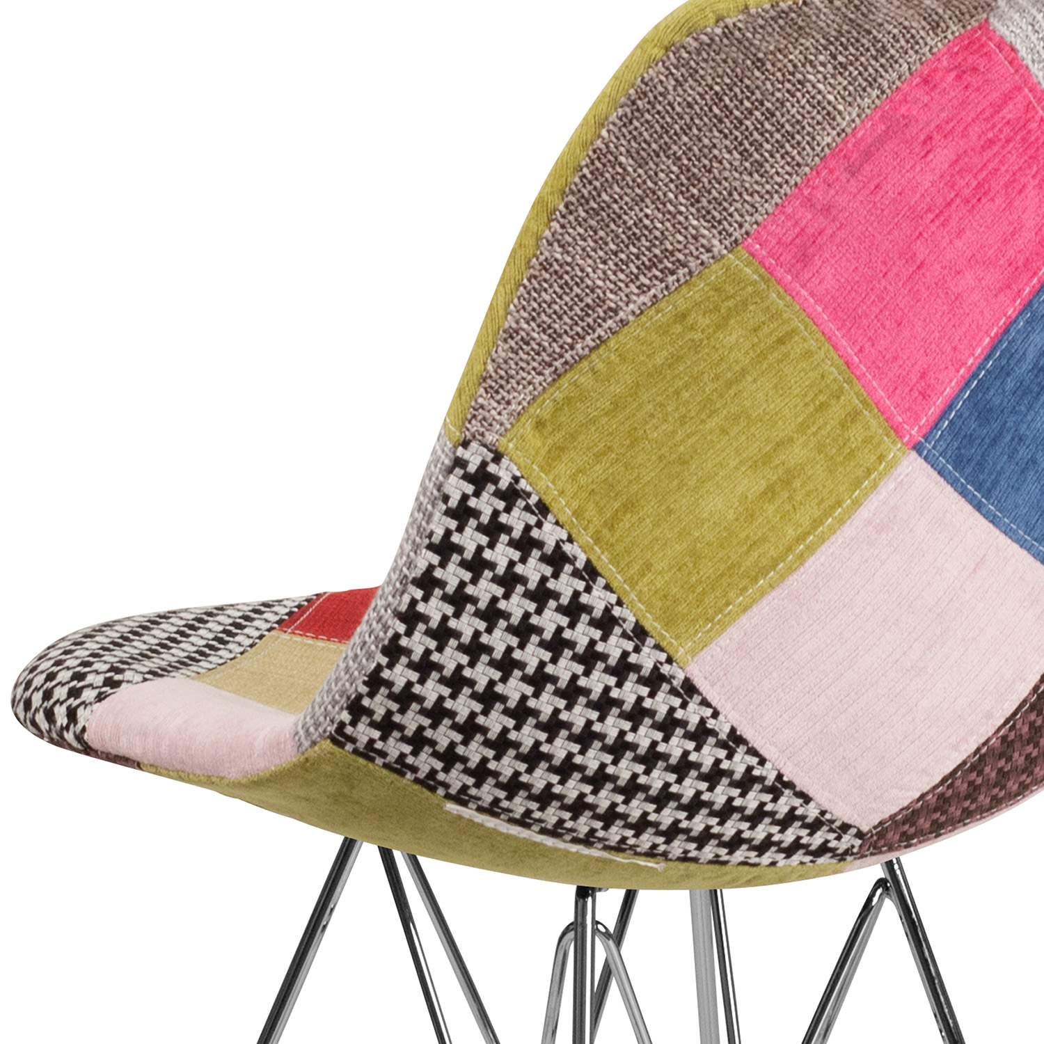 BLNK - Elon Series Fabric Chair with Chrome Base