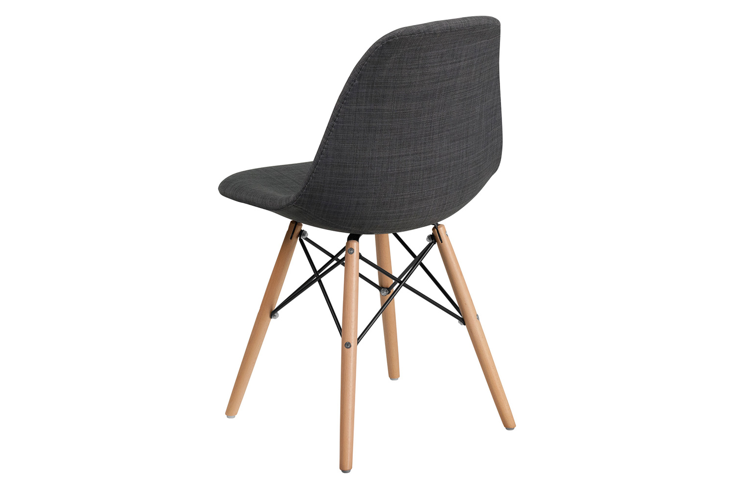 BLNK™ Elon Series Fabric Chair with Wooden Legs - Siena Gray