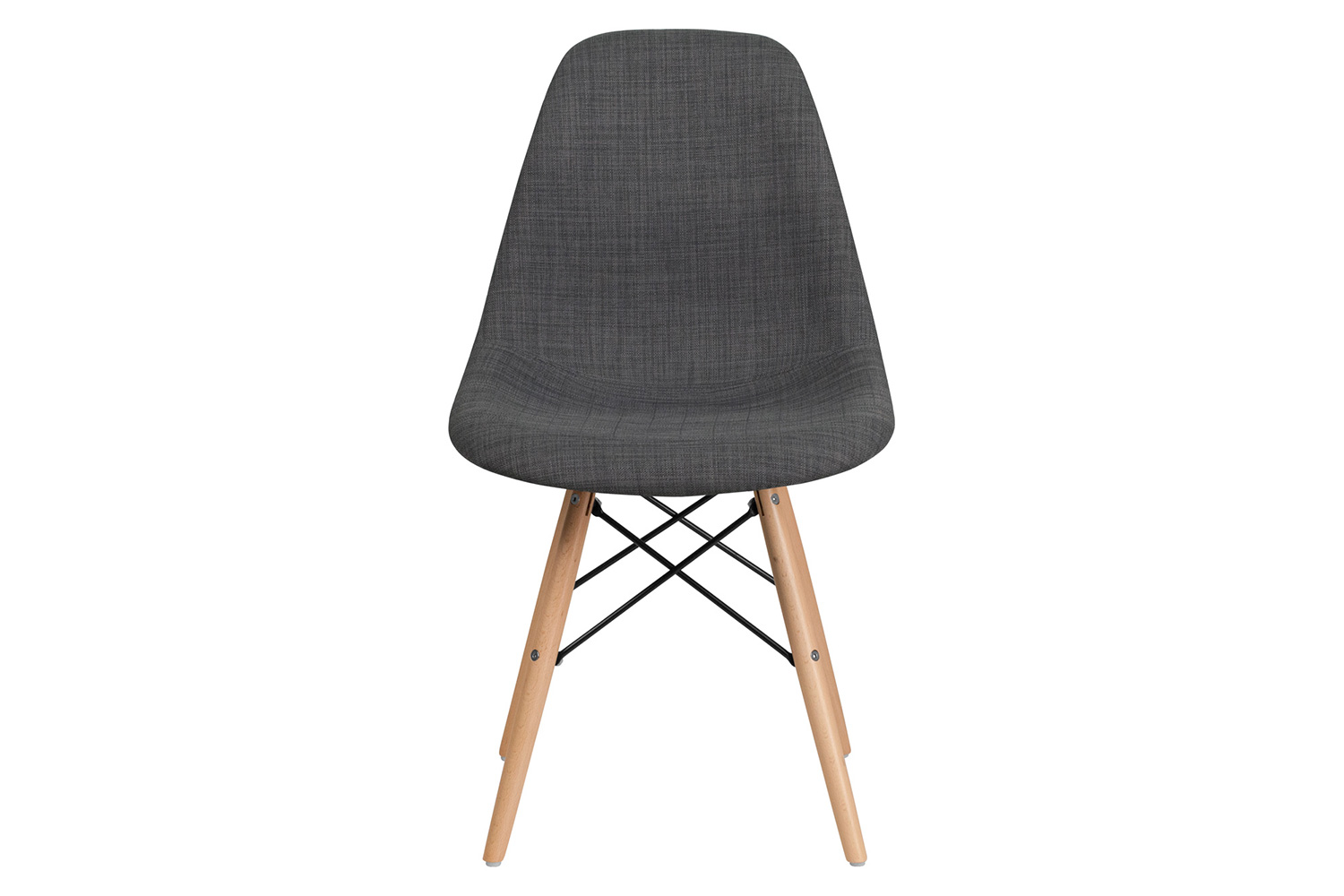 BLNK™ Elon Series Fabric Chair with Wooden Legs - Siena Gray