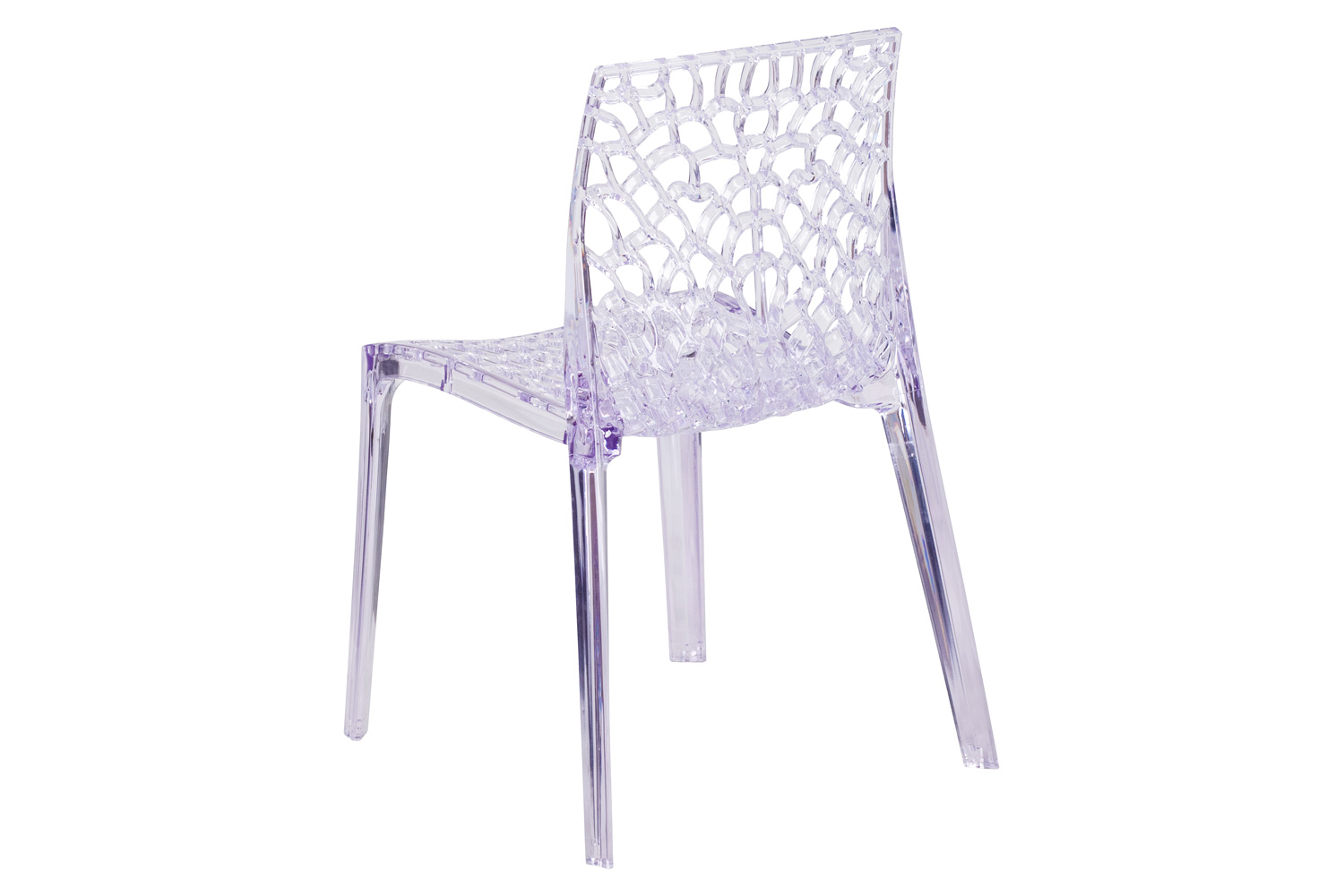 BLNK - Vision Series Transparent Stacking Side Chair