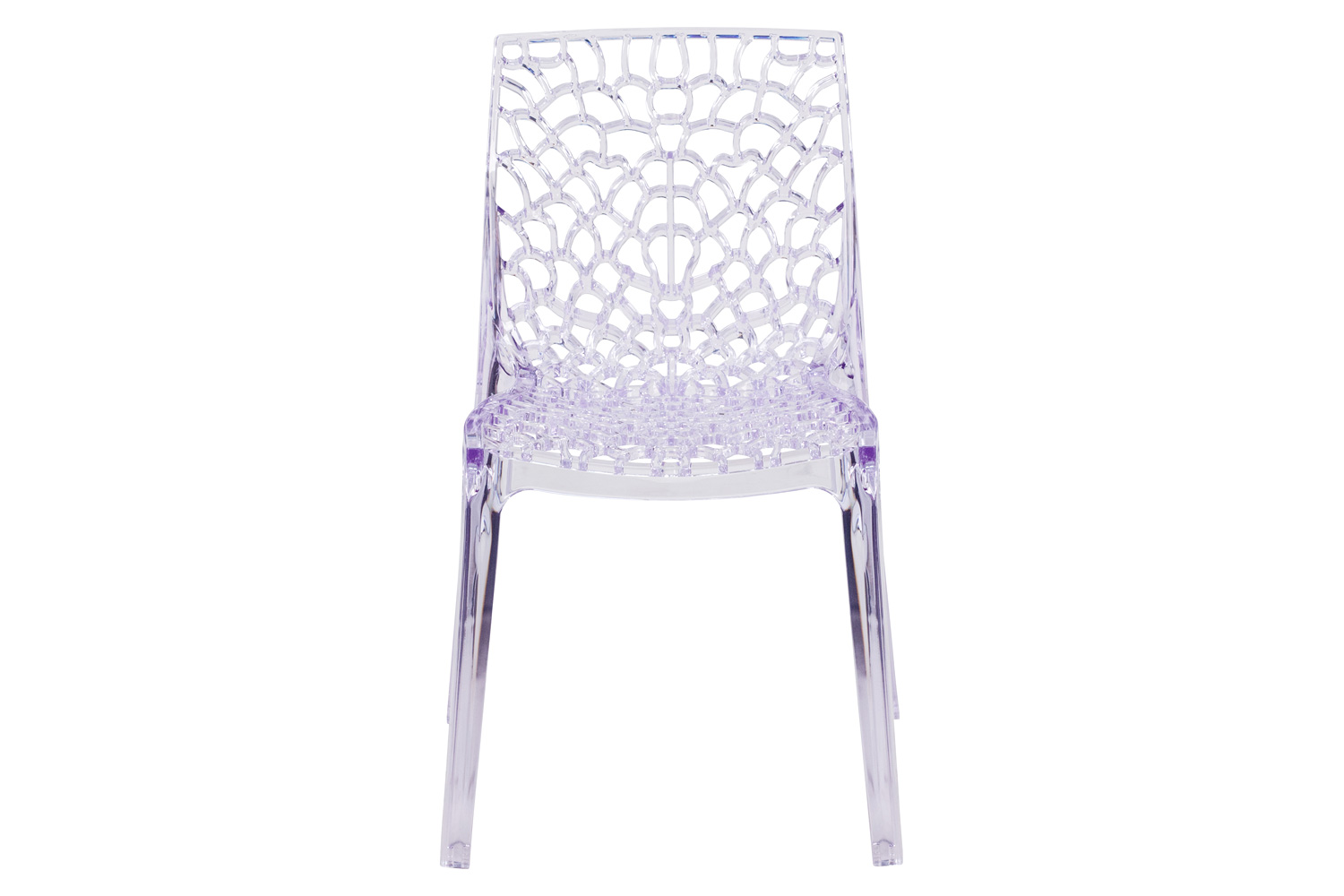 BLNK - Vision Series Transparent Stacking Side Chair