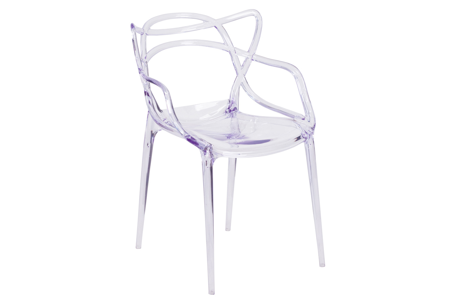 BLNK - Nesting Series Transparent Stacking Side Chair