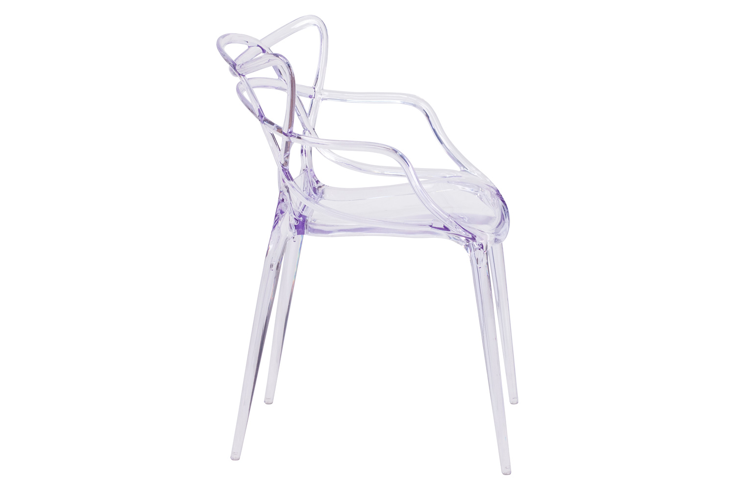 BLNK - Nesting Series Transparent Stacking Side Chair