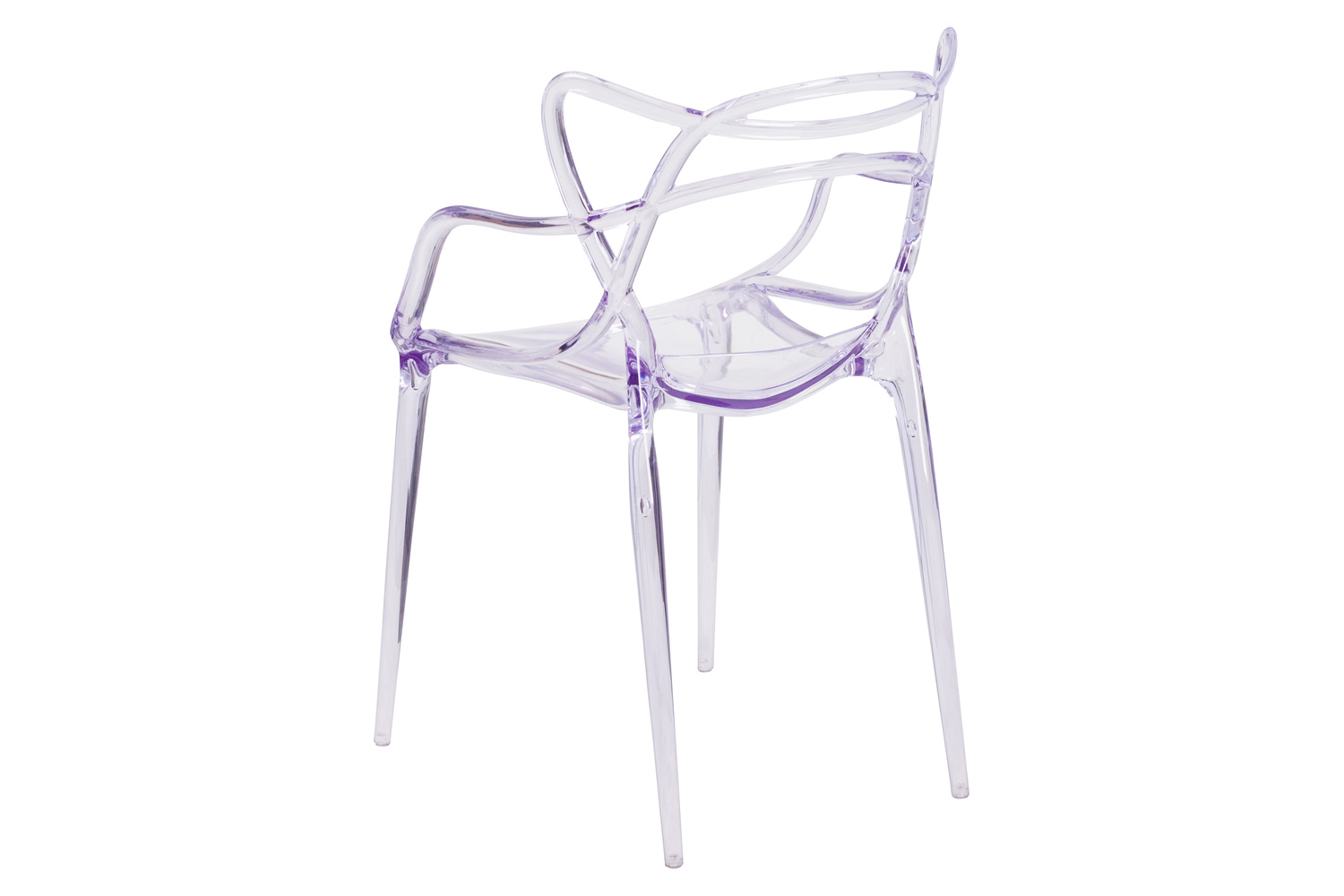 BLNK - Nesting Series Transparent Stacking Side Chair