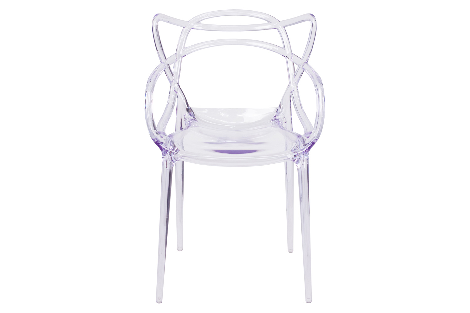 BLNK - Nesting Series Transparent Stacking Side Chair