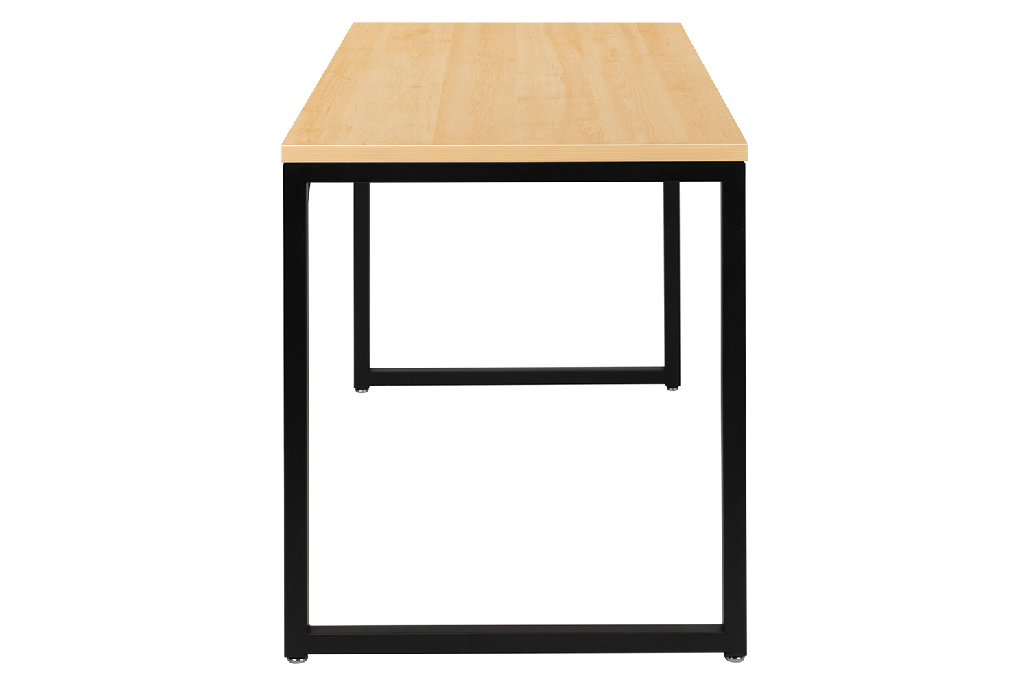 BLNK Tiverton Commercial Industrial Modern Office Computer Desk - Maple/Black