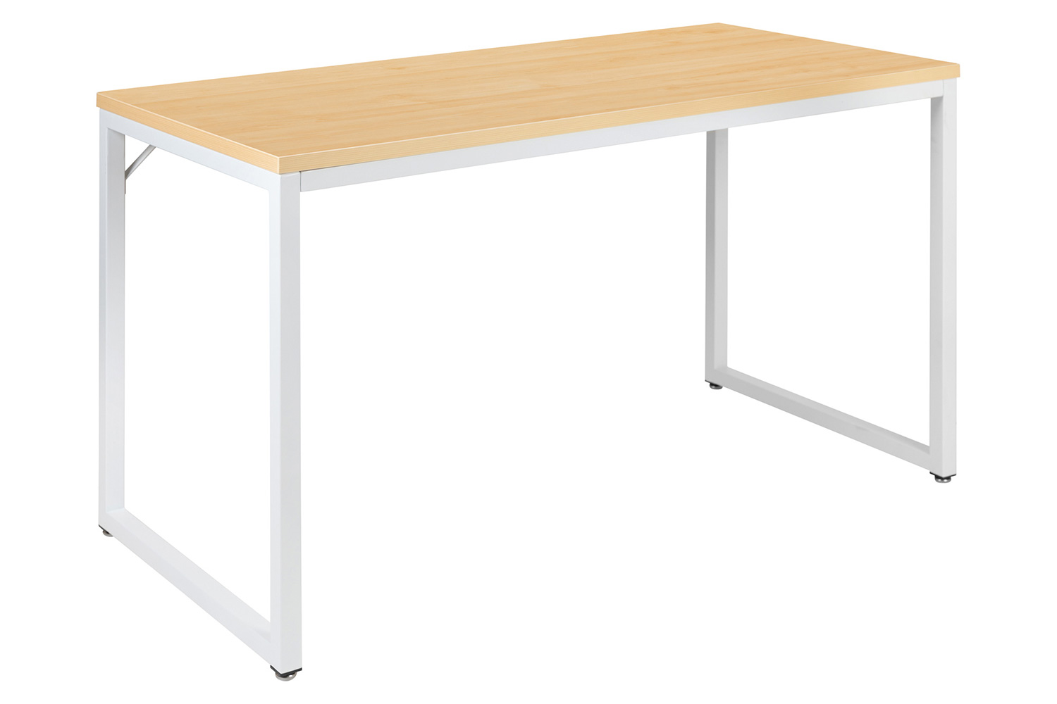 BLNK Tiverton Commercial Industrial Modern Office Computer Desk - Maple/White