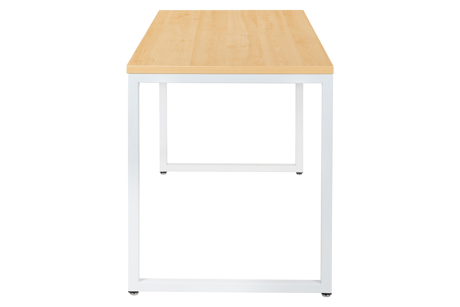 BLNK Tiverton Commercial Industrial Modern Office Computer Desk - Maple/White