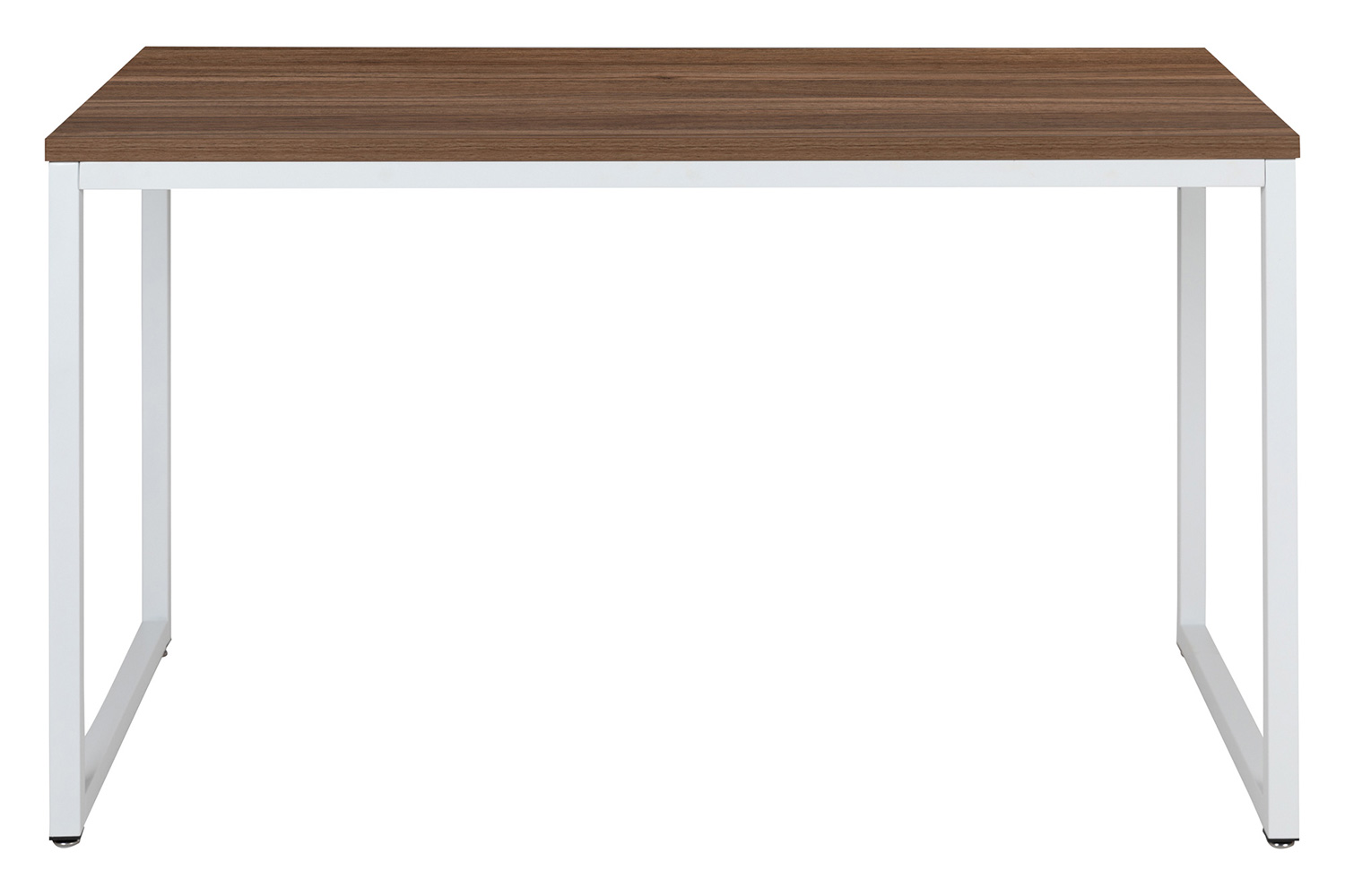 BLNK Tiverton Commercial Industrial Modern Office Computer Desk - Walnut/White