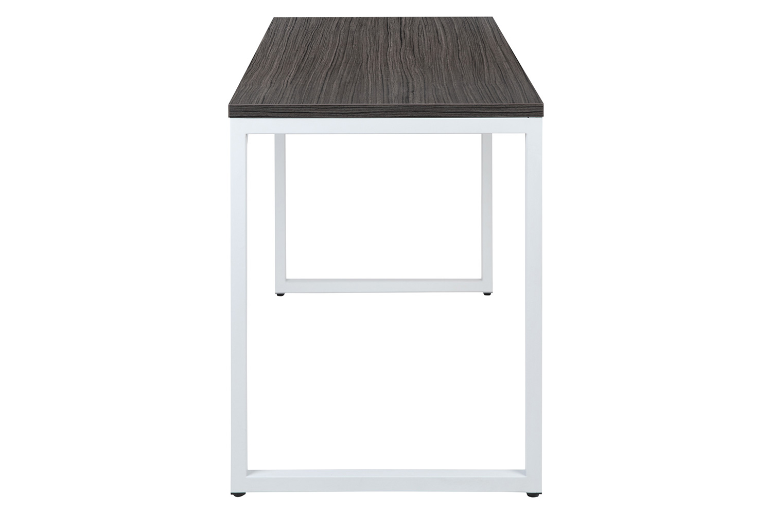 BLNK Tiverton Commercial Industrial Modern Office Computer Desk - Rustic Gray/White