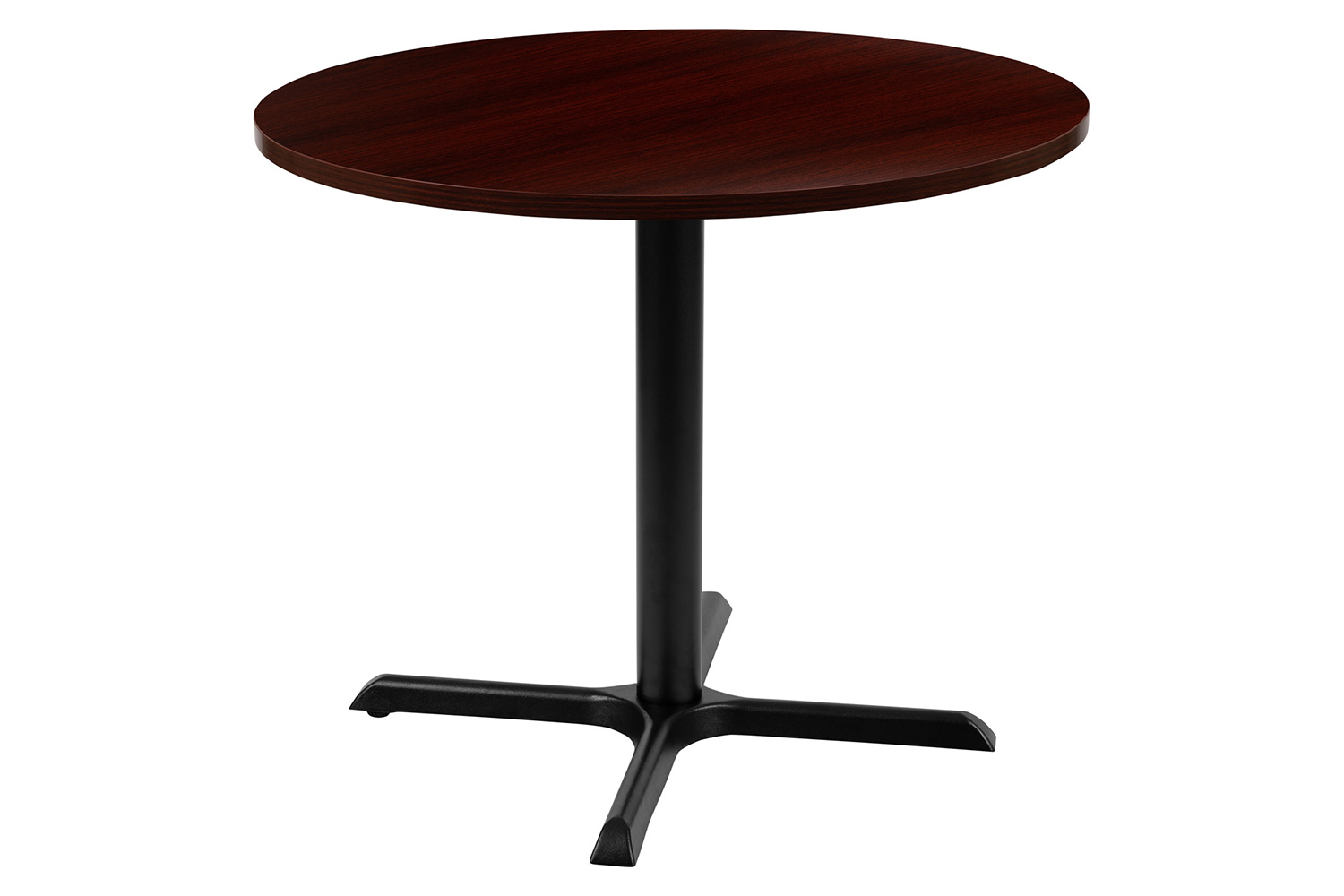 BLNK Chapman Round Multi-Purpose Conference Table - Mahogany