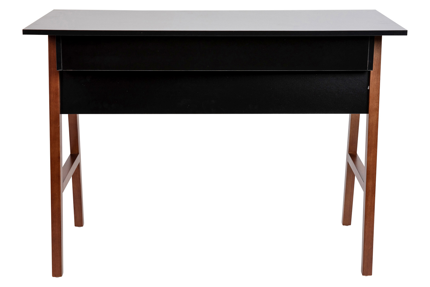 BLNK Darla Home Office Writing Computer Desk with Drawer - Black/Walnut