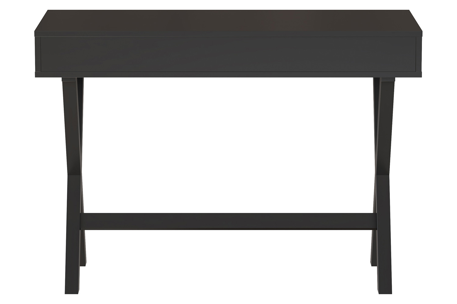 BLNK Dolly Home Office Writing Computer Desk with Open Storage Compartments - Black