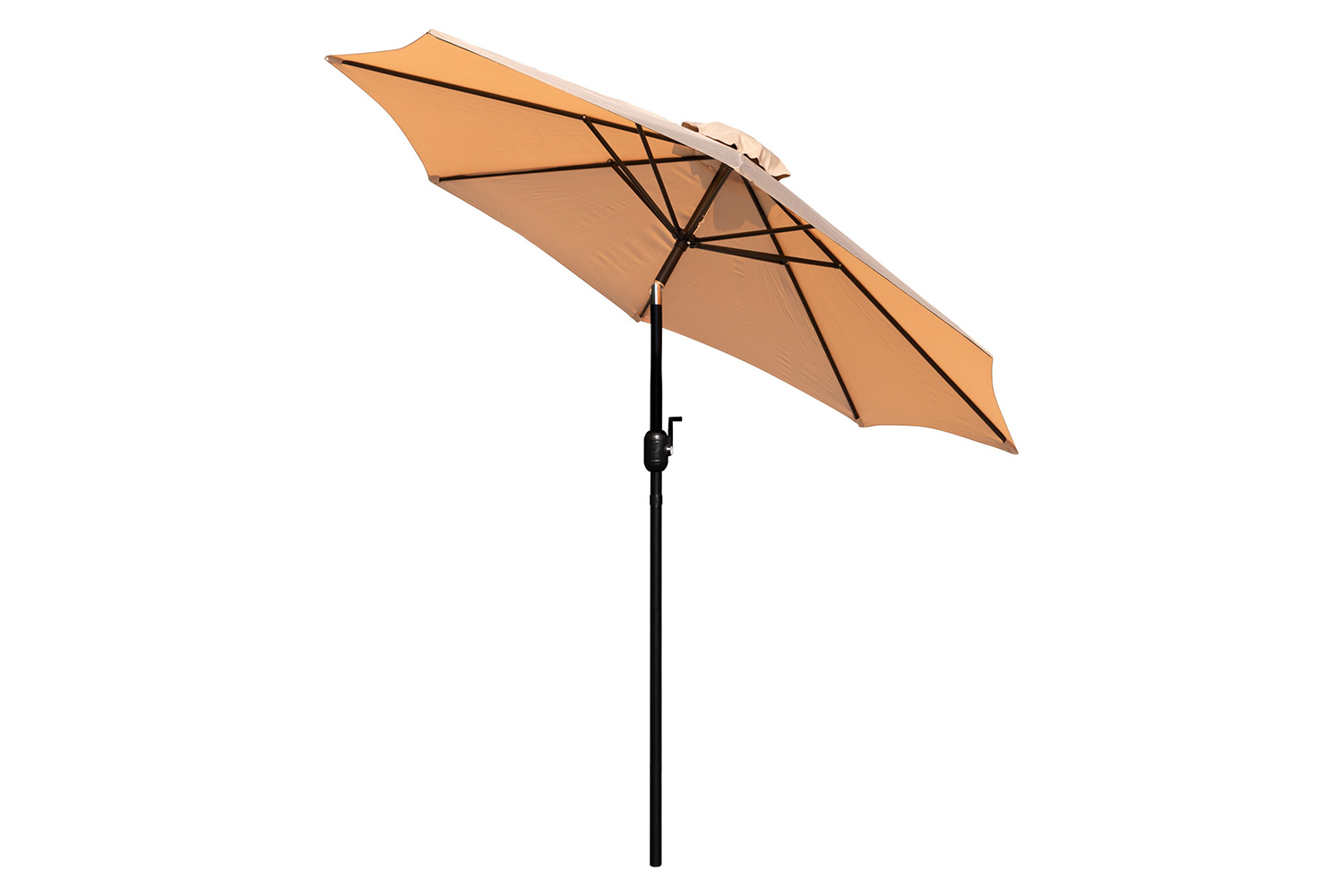 BLNK Kona Round Umbrella with Crank and Tilt Function - Tan