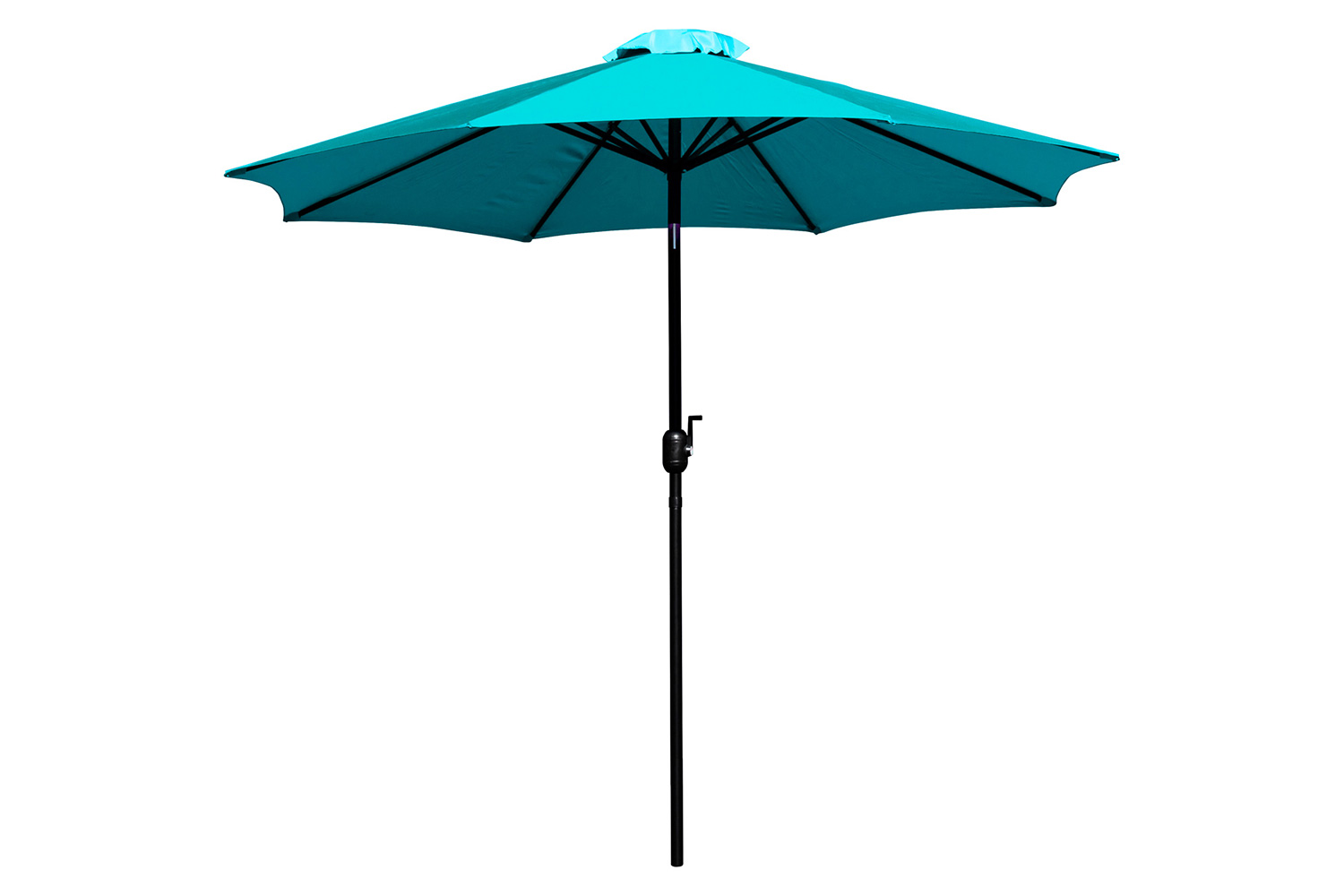 BLNK Kona Round Umbrella with Crank and Tilt Function - Teal