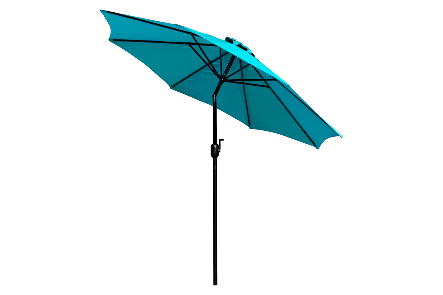 BLNK Kona Round Umbrella with Crank and Tilt Function - Teal