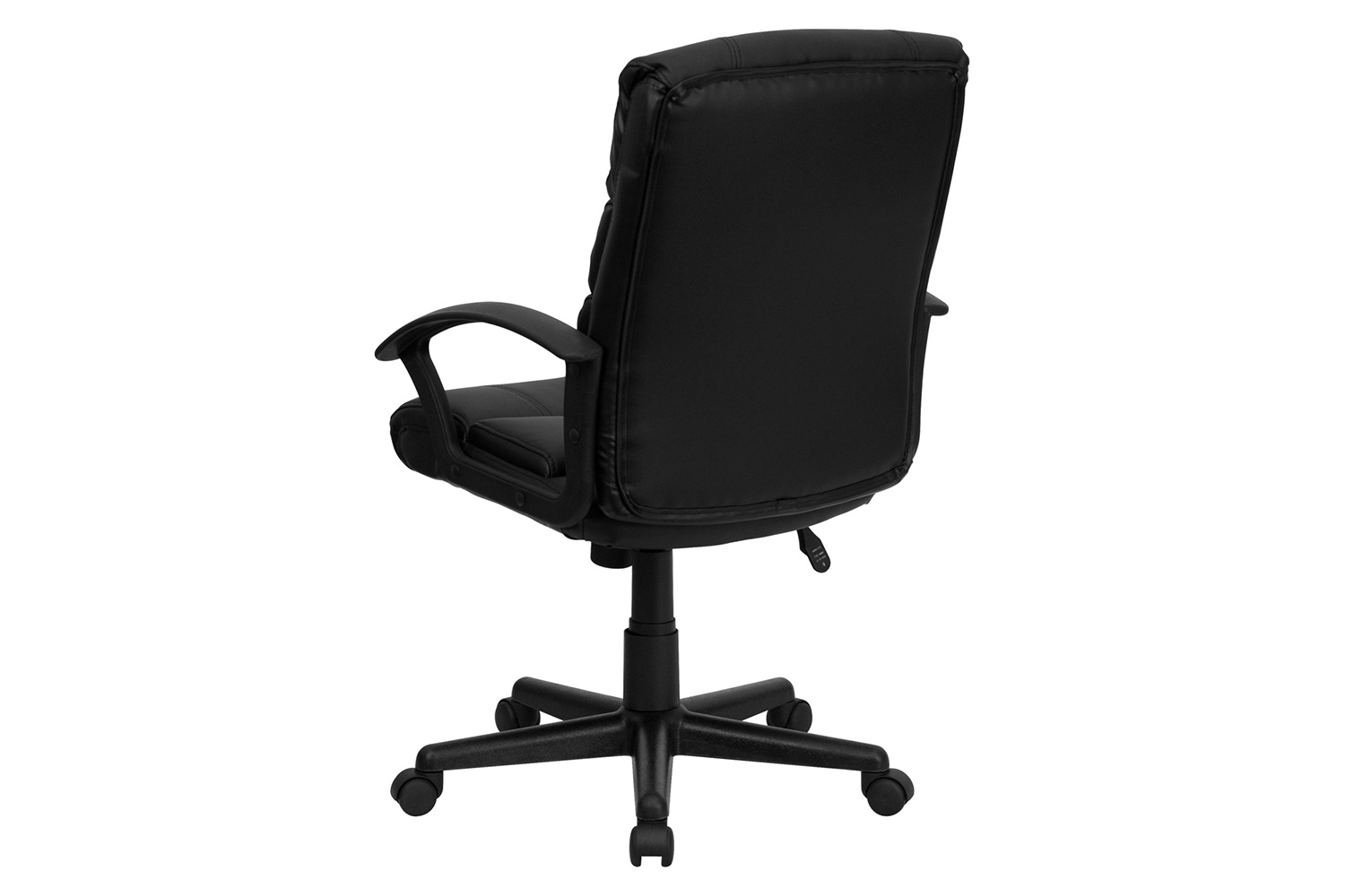 BLNK - Lane LeatherSoft Mid-Back Swivel Task Office Chair with Arms