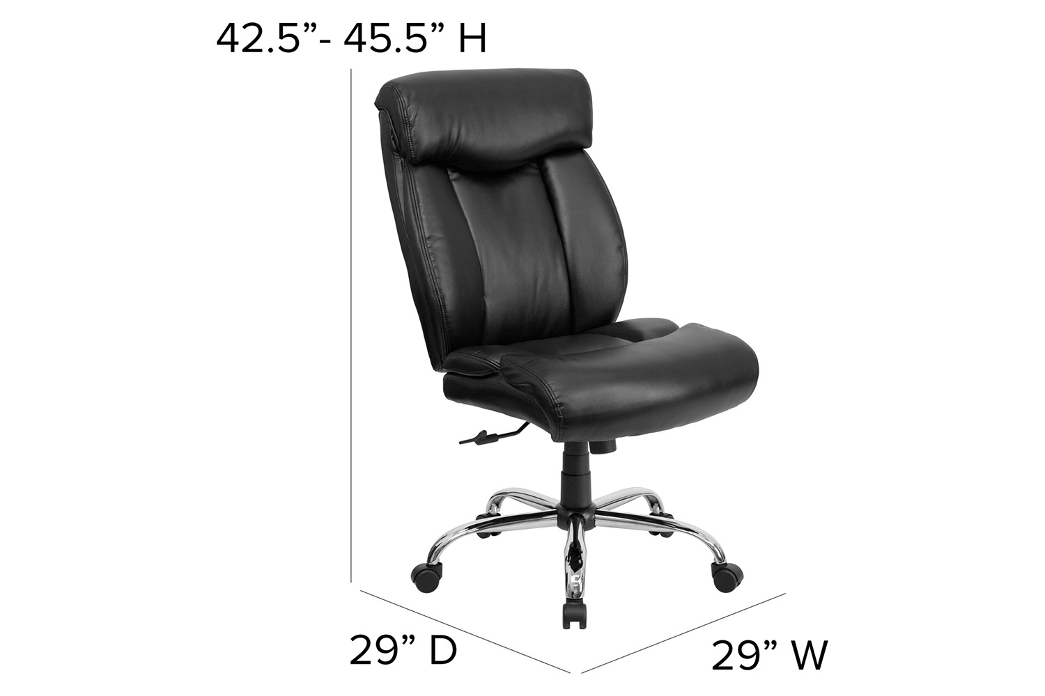 BLNK - HERCULES Series LeatherSoft Executive Ergonomic Office Chair with Full Headrest