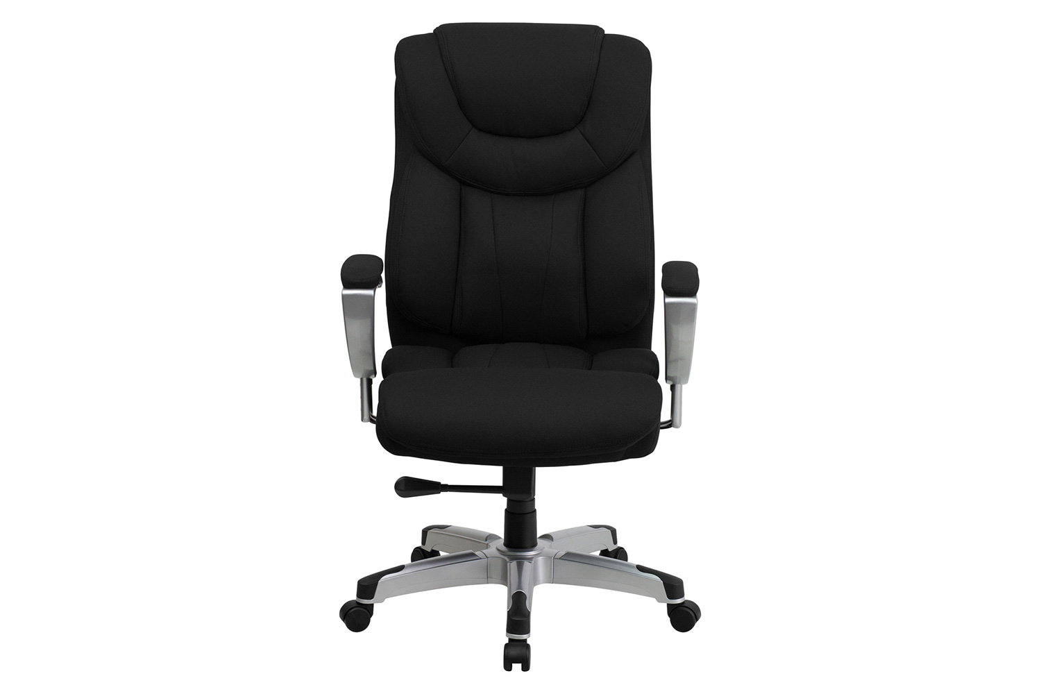 BLNK - HERCULES Series Fabric Executive Ergonomic Office Chair with Silver Adjustable Arms