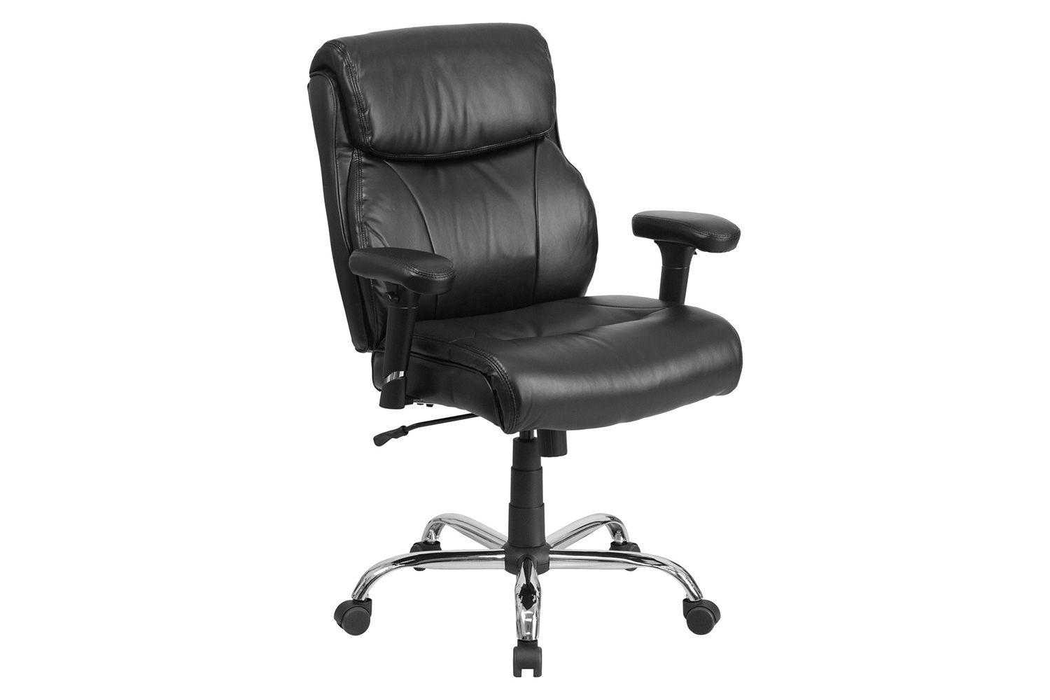 BLNK - HERCULES Series LeatherSoft Ergonomic Task Office Chair with Clean Line Stitching and Arms