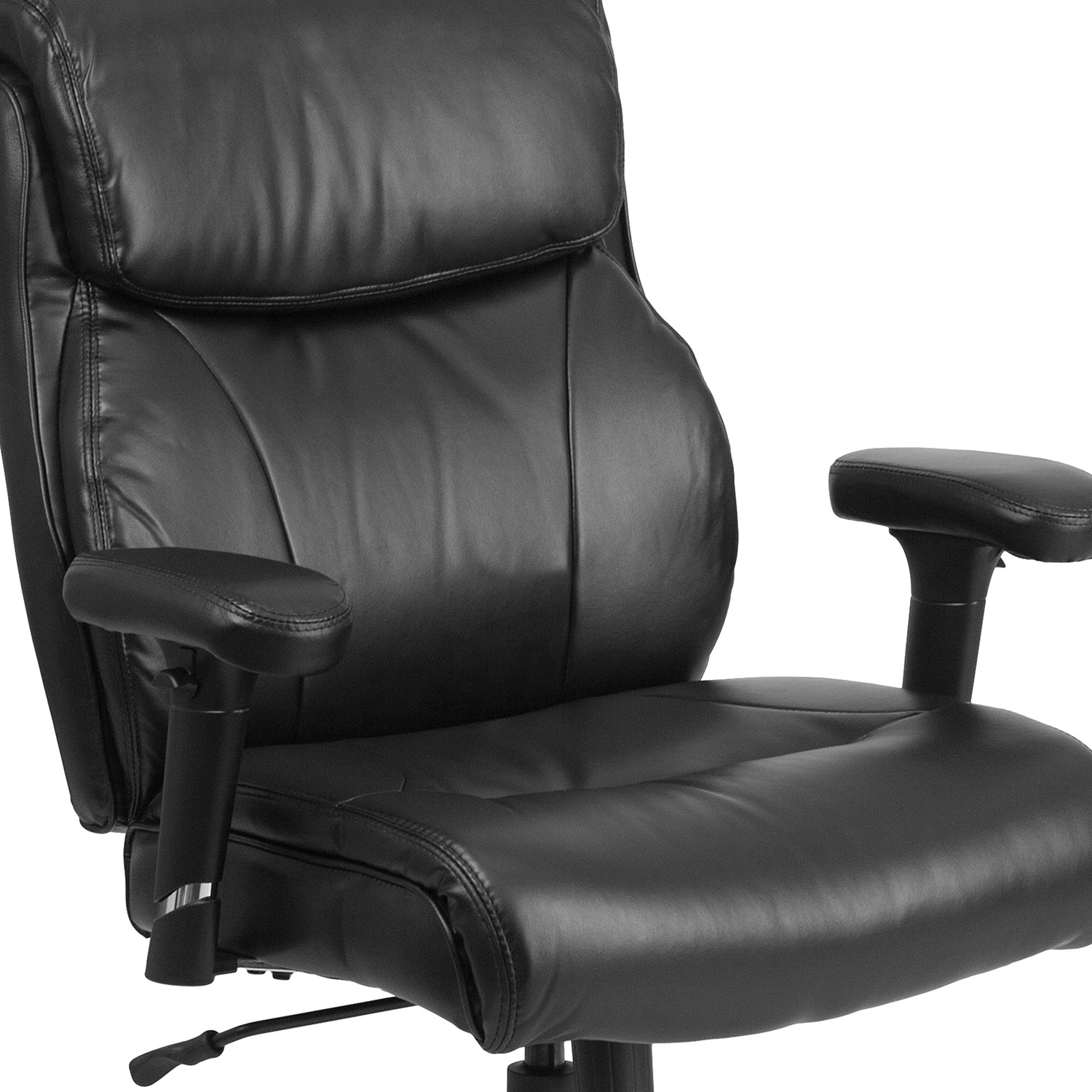 BLNK - HERCULES Series LeatherSoft Ergonomic Task Office Chair with Clean Line Stitching and Arms