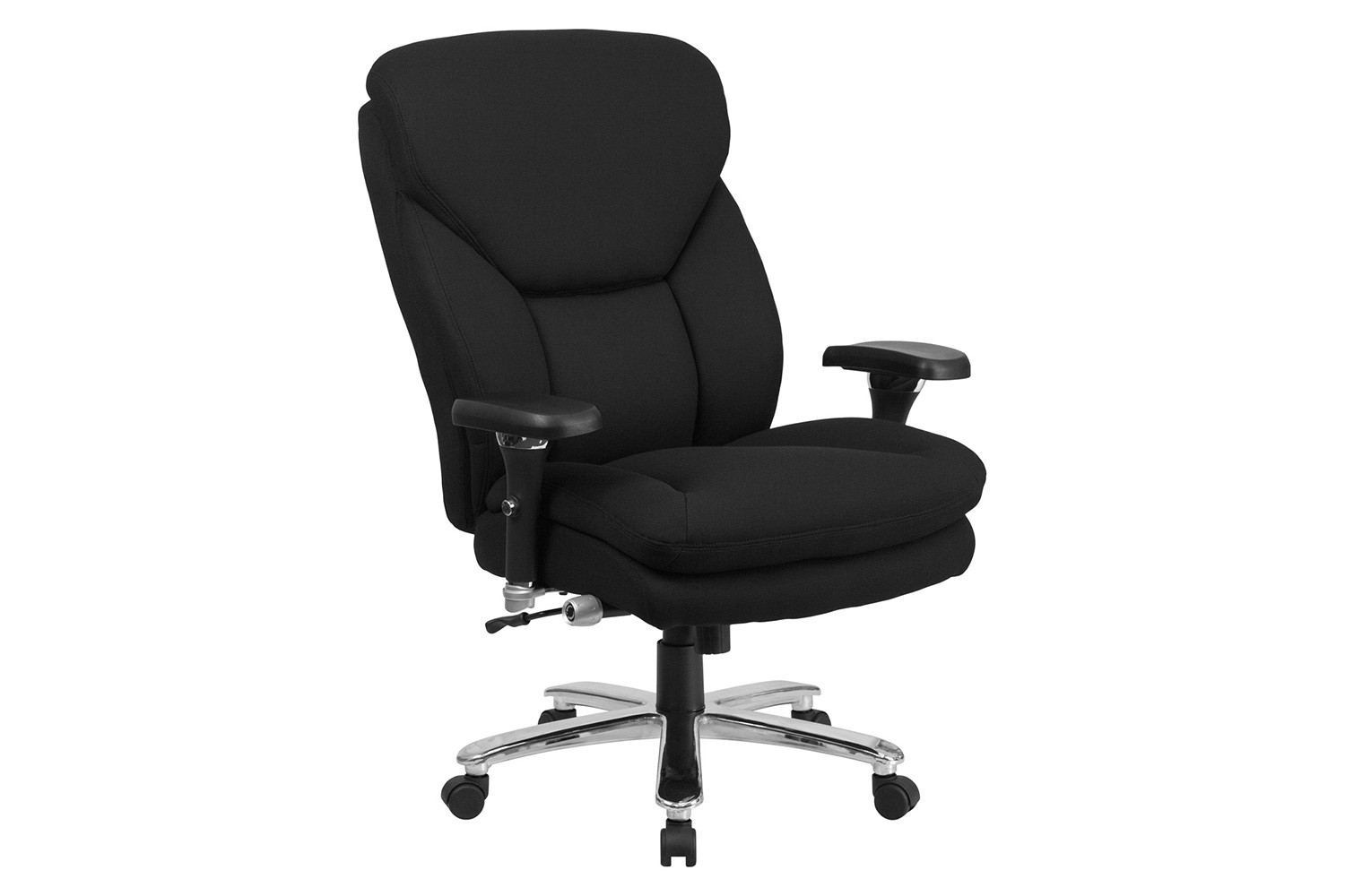 BLNK - HERCULES Series Style 1 Fabric Executive Ergonomic Office Chair with Lumbar Knob in Black