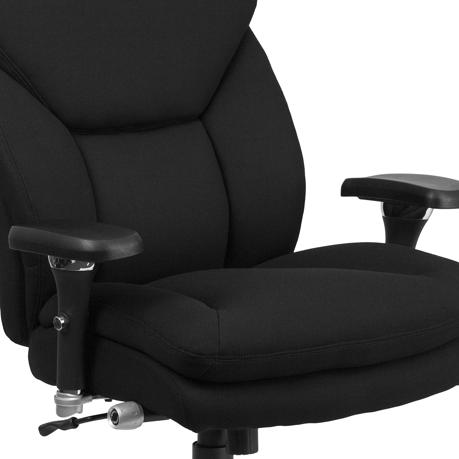 BLNK - HERCULES Series Style 1 Fabric Executive Ergonomic Office Chair with Lumbar Knob in Black