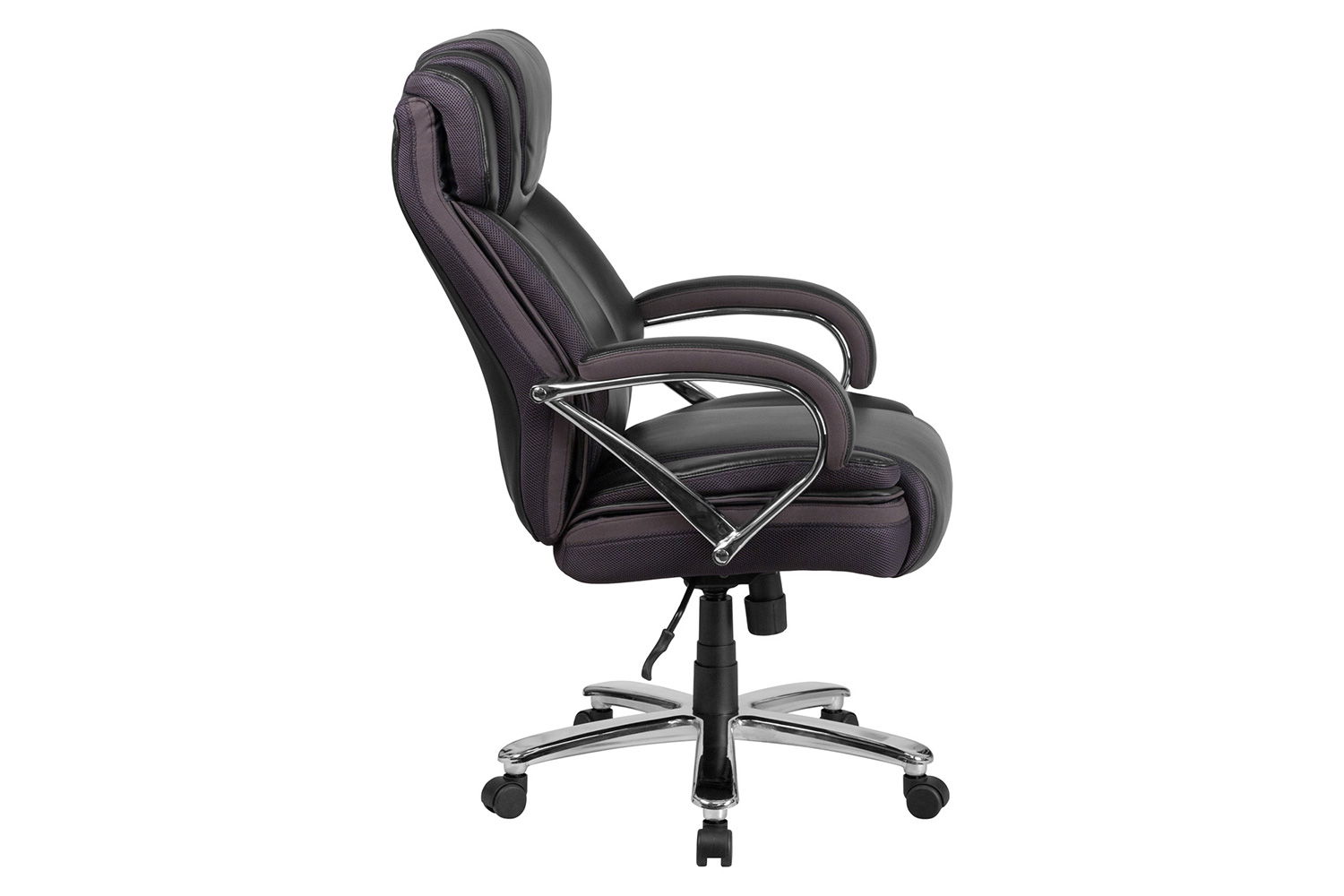 BLNK HERCULES Series LeatherSoft Executive Swivel Ergonomic Office Chair with Extra Wide Seat - Black