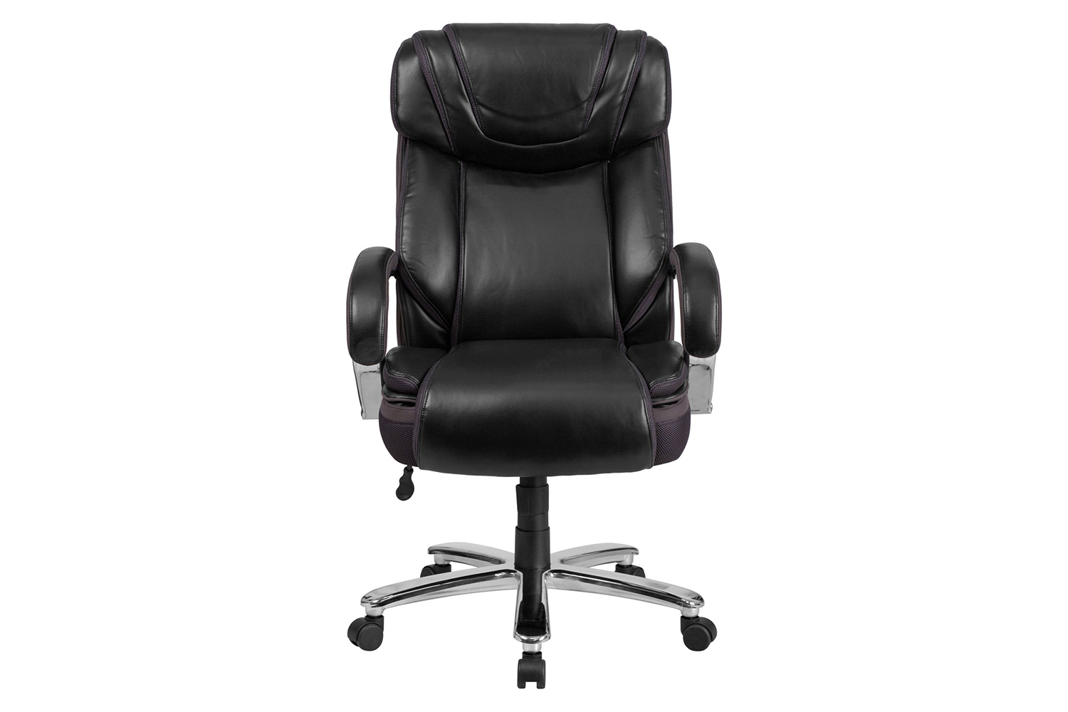 BLNK HERCULES Series LeatherSoft Executive Swivel Ergonomic Office Chair with Extra Wide Seat - Black