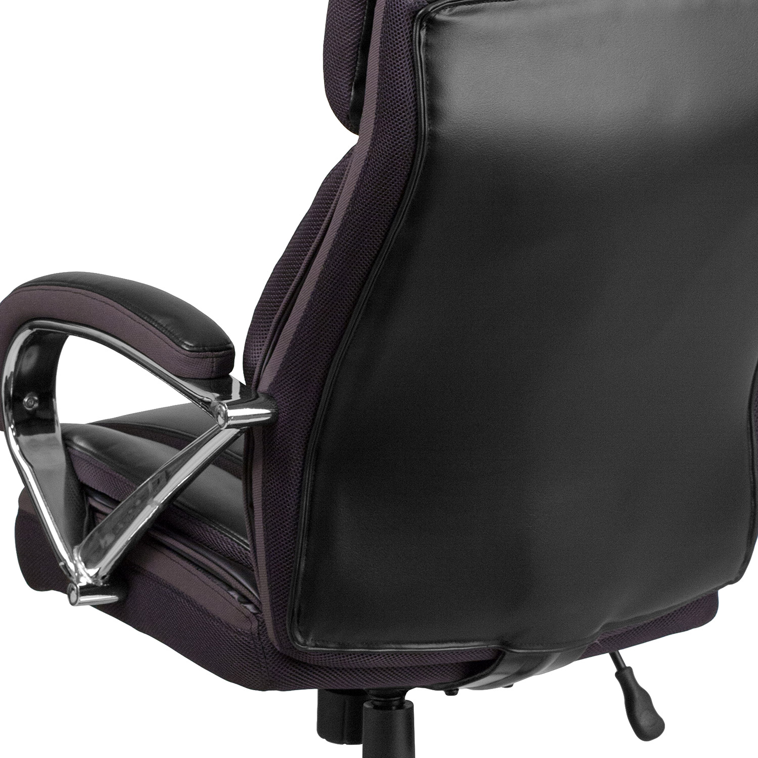 BLNK HERCULES Series LeatherSoft Executive Swivel Ergonomic Office Chair with Extra Wide Seat - Black