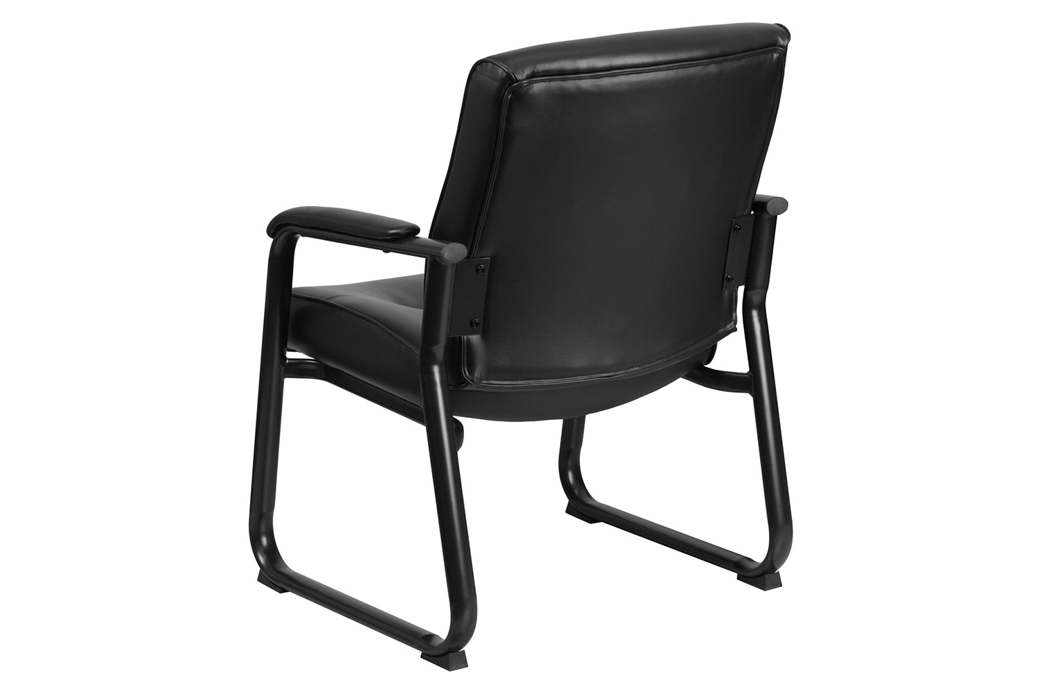 BLNK - HERCULES Series LeatherSoft Executive Side Reception Chair with Sled Base