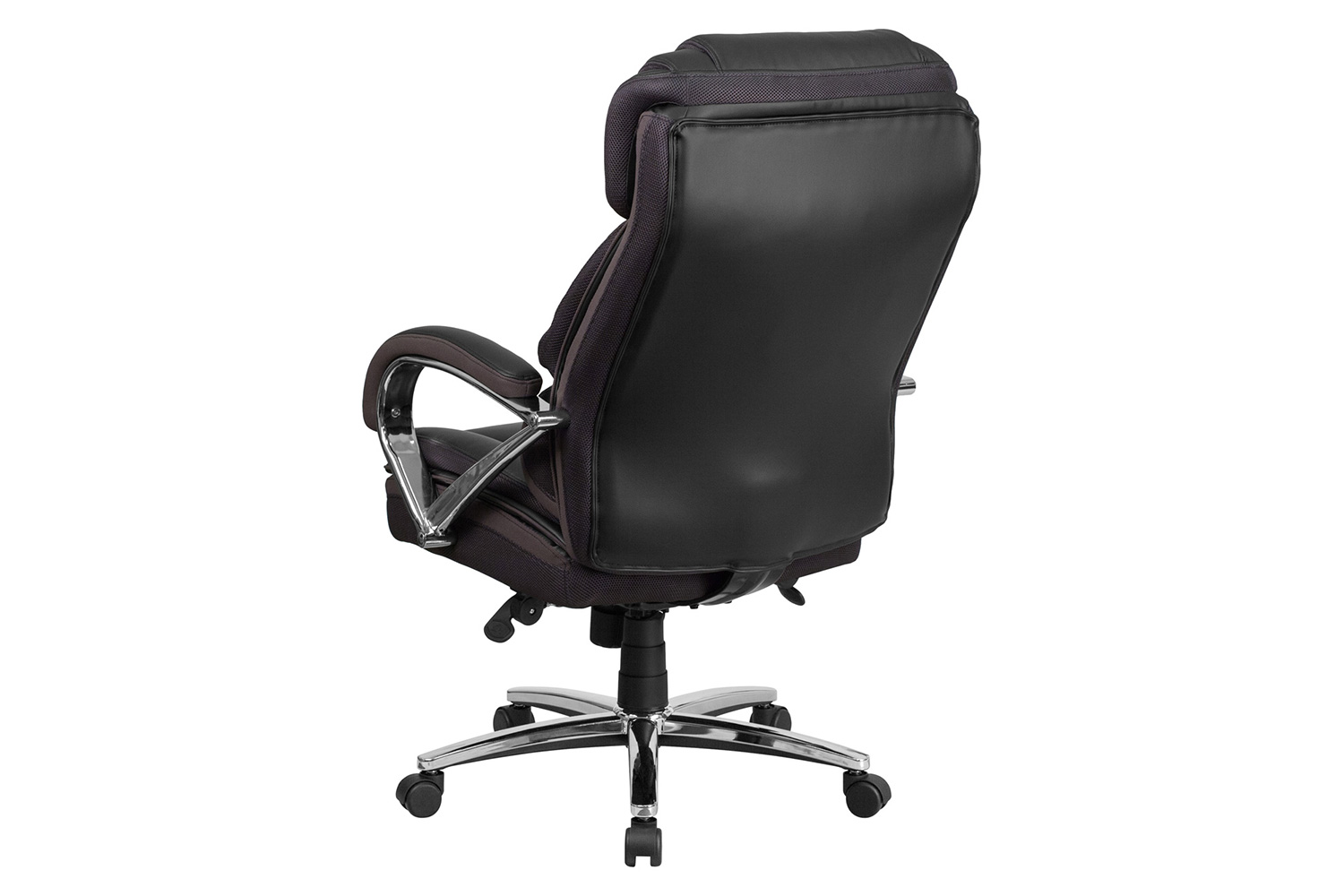 BLNK - HERCULES Series LeatherSoft Executive Swivel Ergonomic Office Chair with Chrome Base and Arms