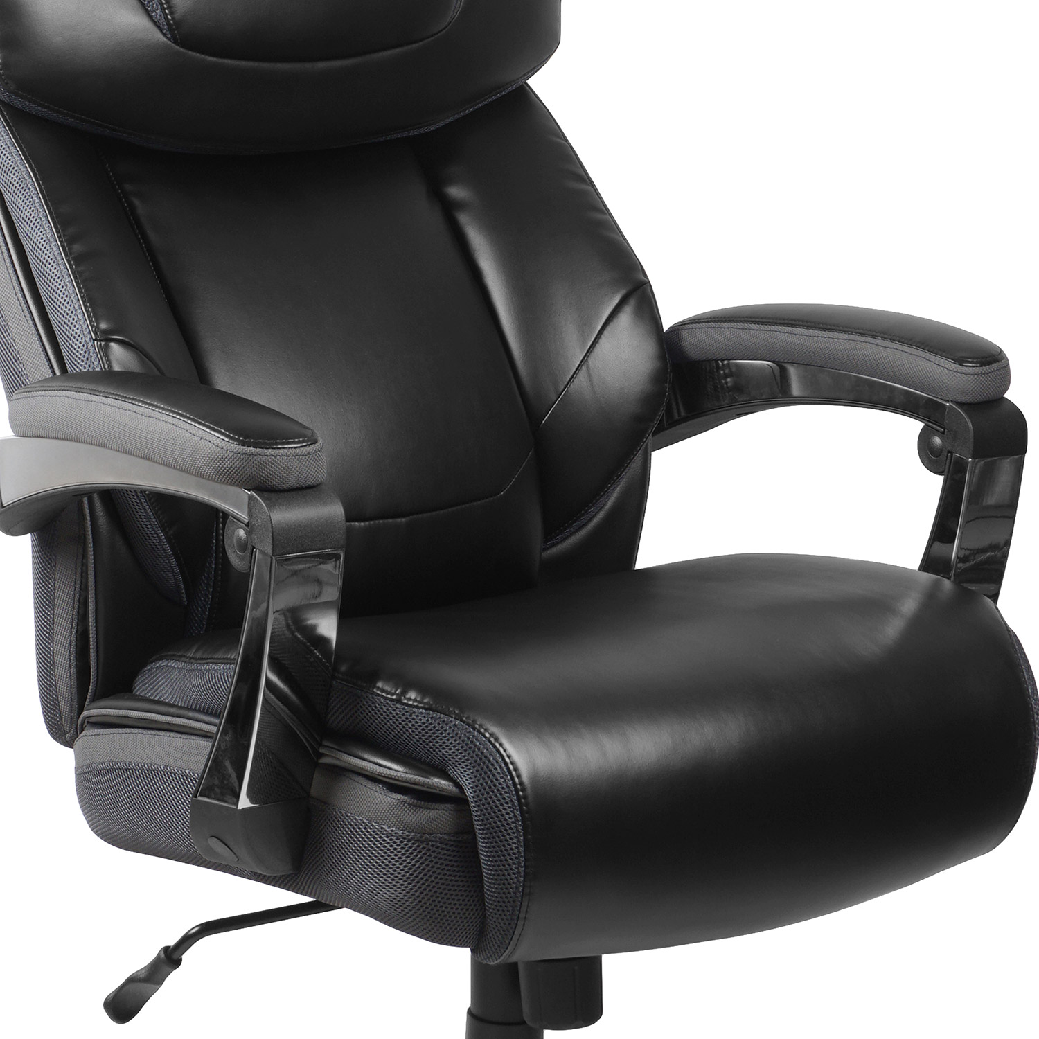 BLNK - HERCULES Series LeatherSoft Executive Swivel Ergonomic Office Chair with Adjustable Headrest