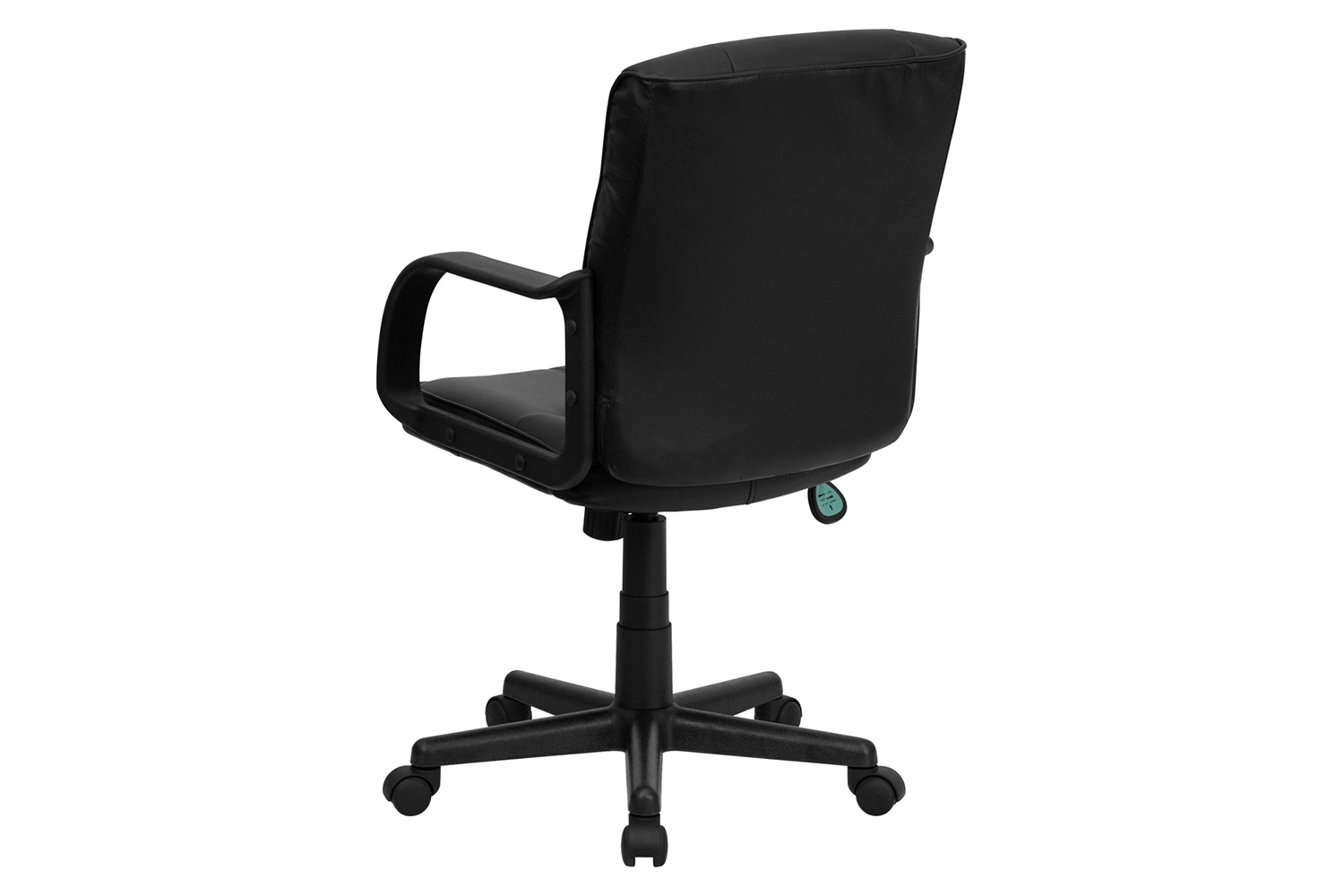 BLNK - Rider LeatherSoft Mid-Back Swivel Task Office Chair with Arms