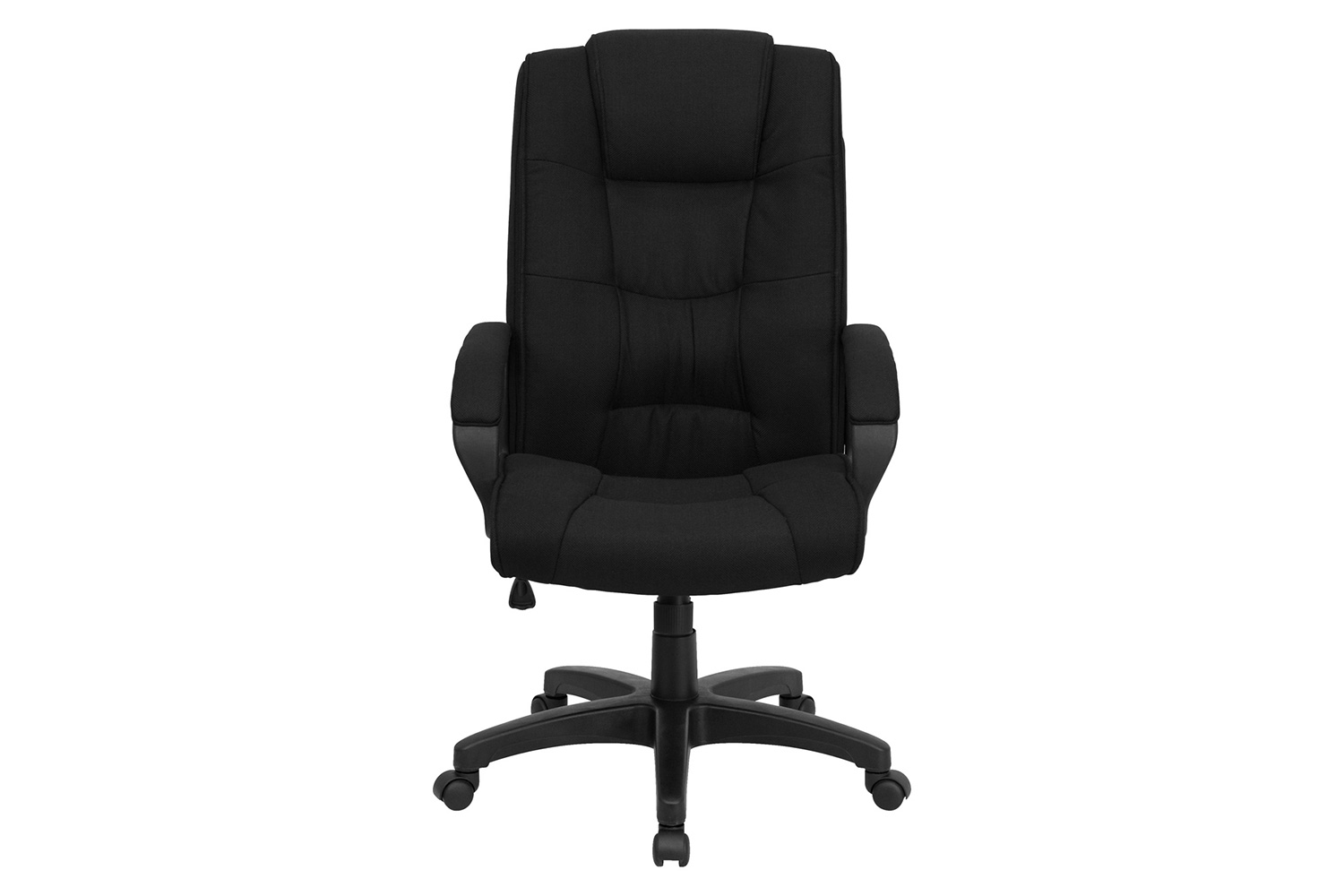 BLNK Jessica Fabric High Back Executive Swivel Office Chair with Arms - Black