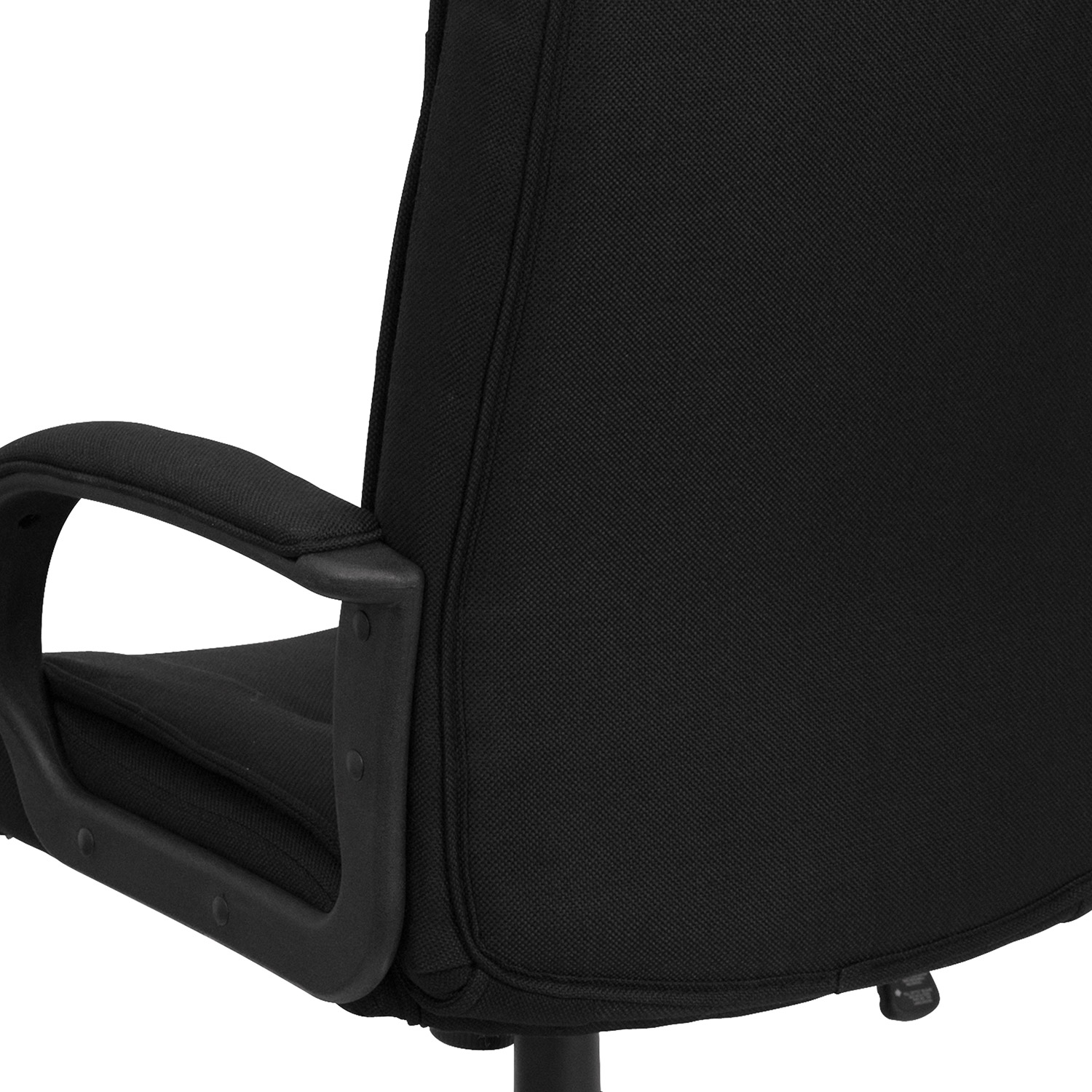 BLNK Jessica Fabric High Back Executive Swivel Office Chair with Arms - Black