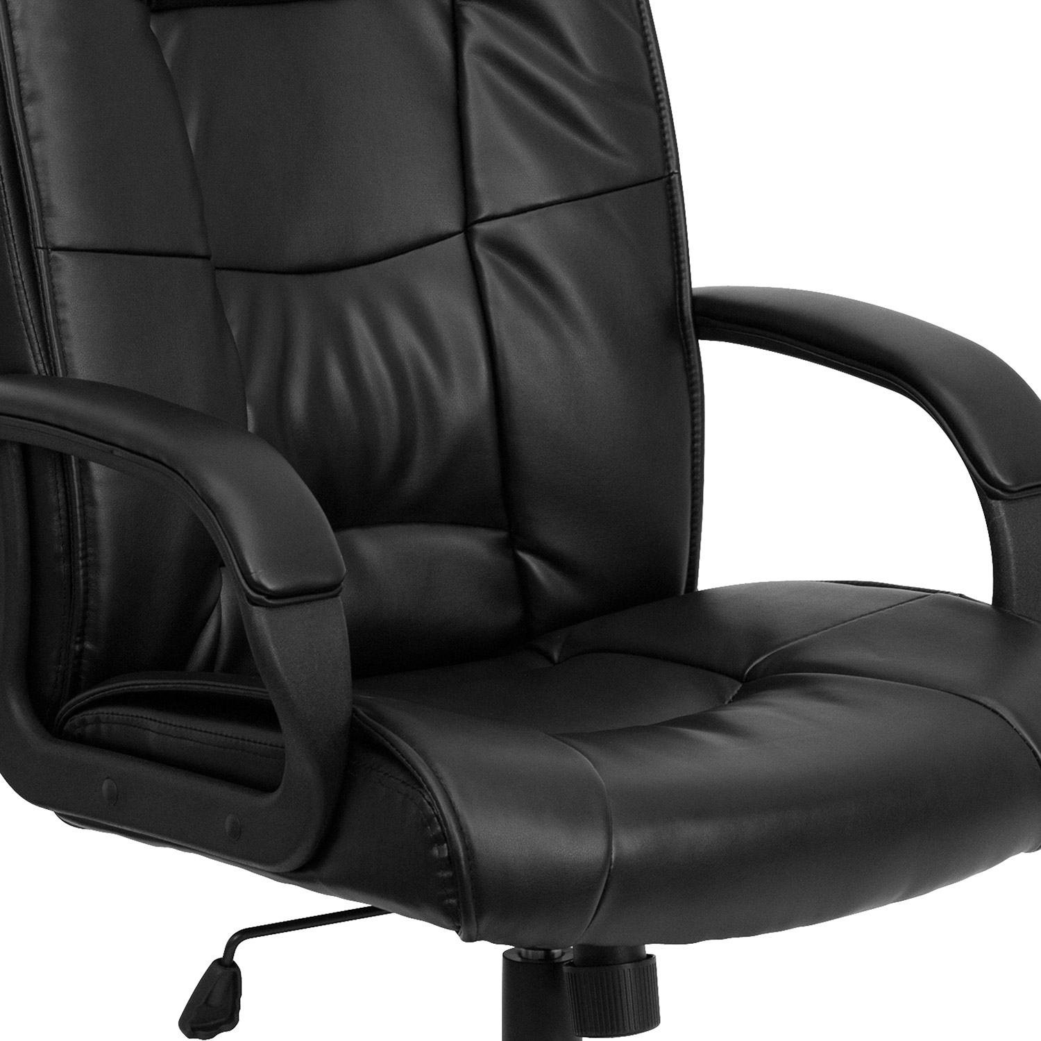 BLNK - Jessica LeatherSoft High Back Executive Swivel Office Chair with Arms